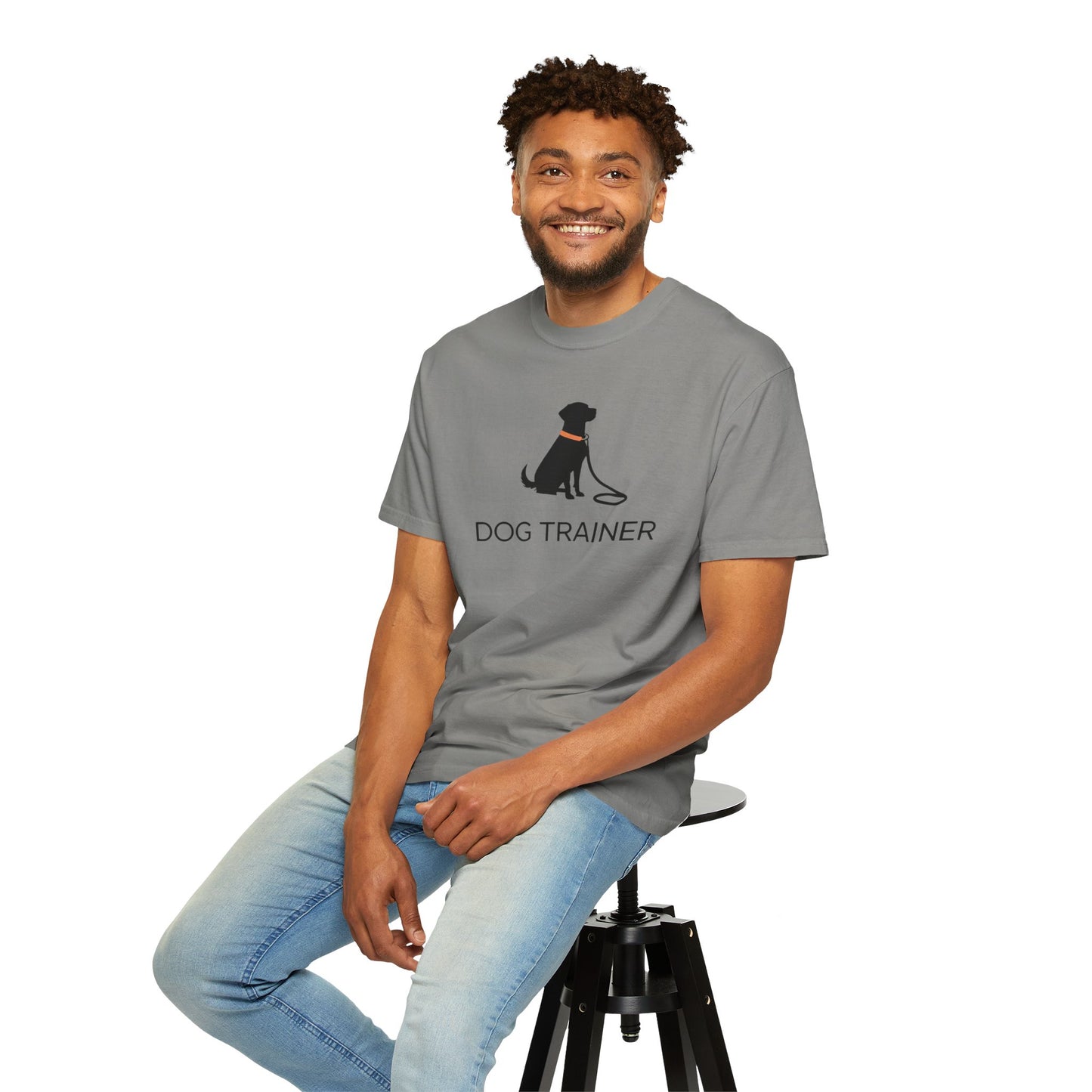 Dog Trainer T-Shirt, Black Dog, Pet Lover Gift, Animal Care Apparel, Gift for Dog Trainers
