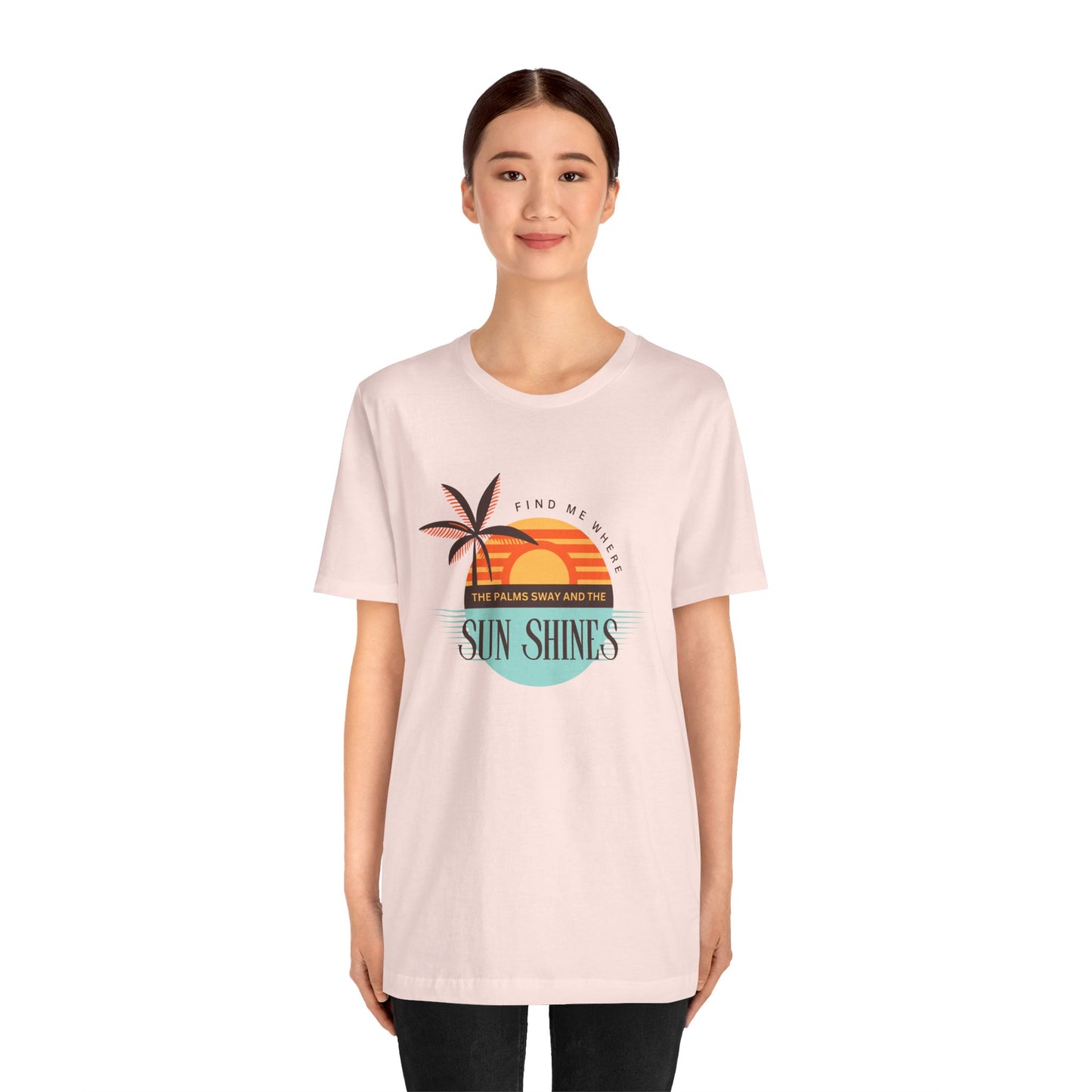 Tropical Vibes Tee - Relaxing Beach Sunset Design for Travelers and Summer Lovers, Perfect Gift for Vacations, Beach Days, and Casual Style