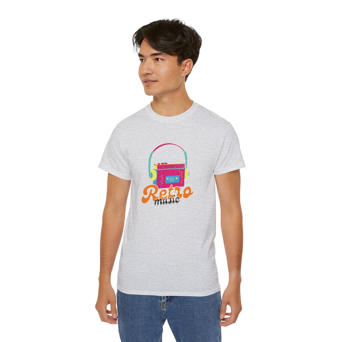 Retro Music Unisex Tee, Vintage Style Shirt, 80s Music Lover Gift, Casual Wear, Festival Outfit, Music Party T-Shirt