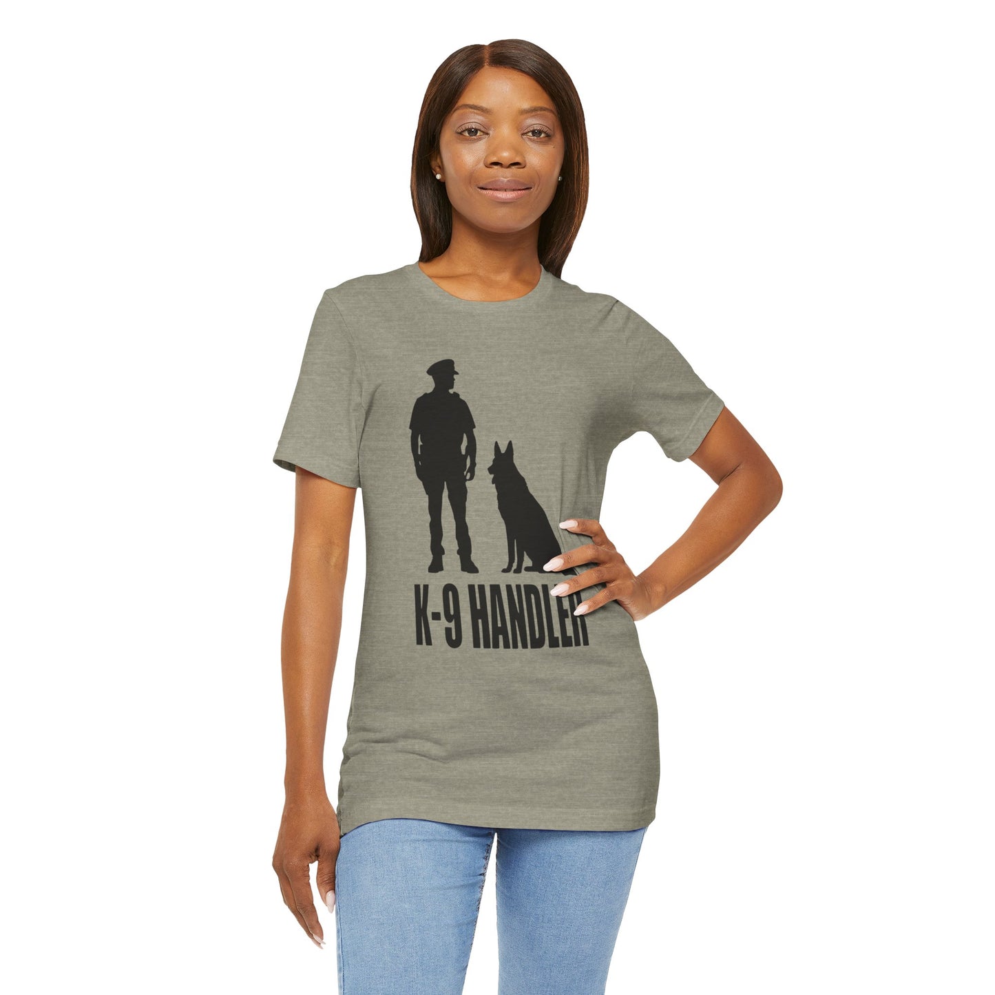 K9 Handler Unisex Tee, Dog Lover Gift, Pet Handler Shirt, Animal Advocate Apparel, Canine Enthusiast Top, Training Gear