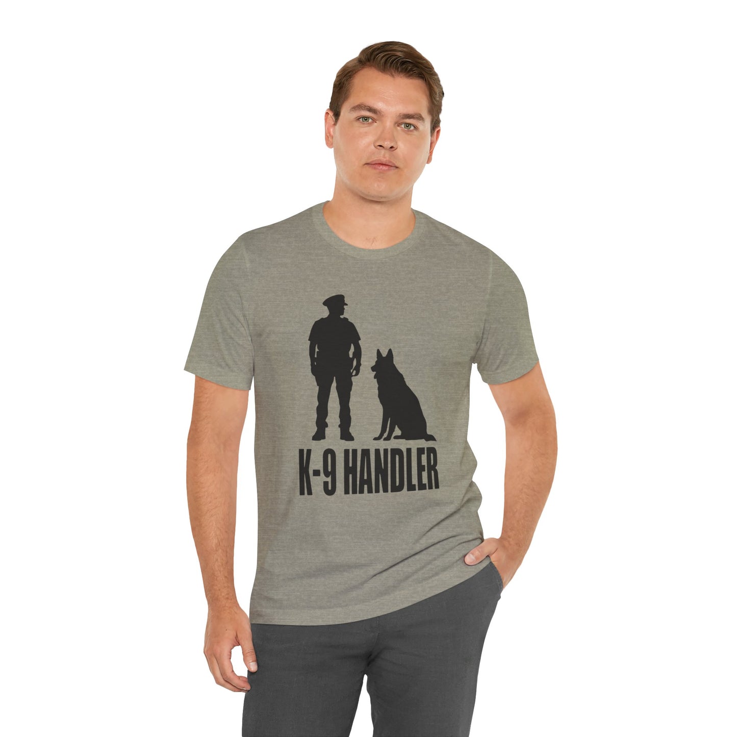 K9 Handler Unisex Tee, Dog Lover Gift, Pet Handler Shirt, Animal Advocate Apparel, Canine Enthusiast Top, Training Gear