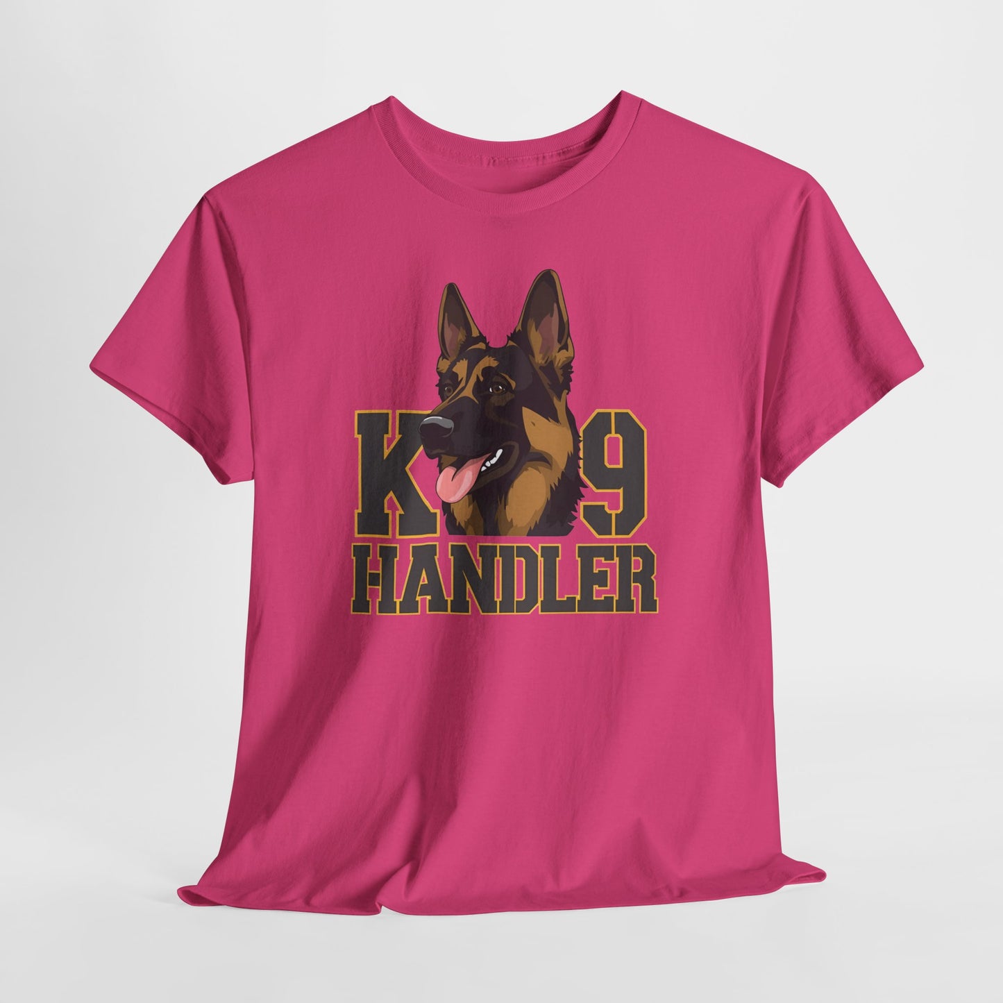 German Shepherd K9 Handler Tee, Perfect for Dog Lovers, Gift for Pet Owners, Unisex Cotton T-Shirt
