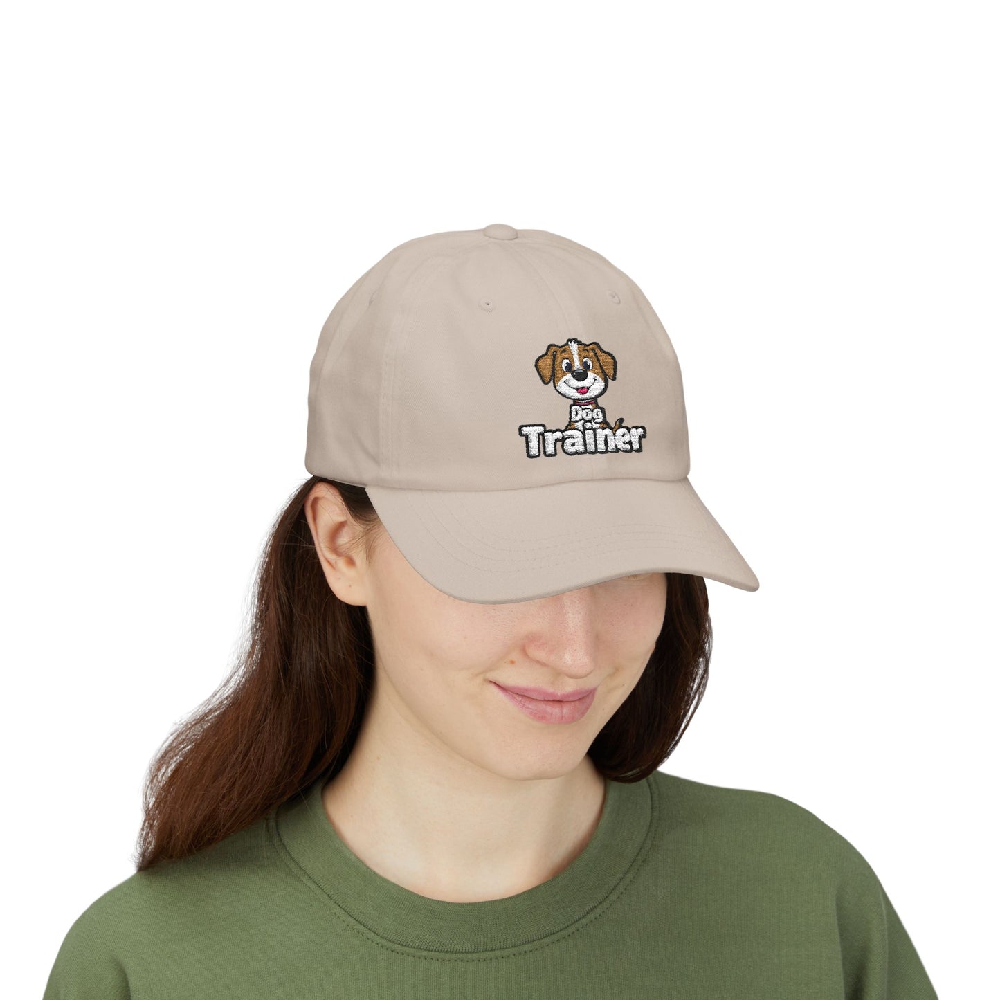 Embroidered Dog Trainer Classic Dad Cap Featuring a Cute Funny Dog  | Dog-themed Accessories