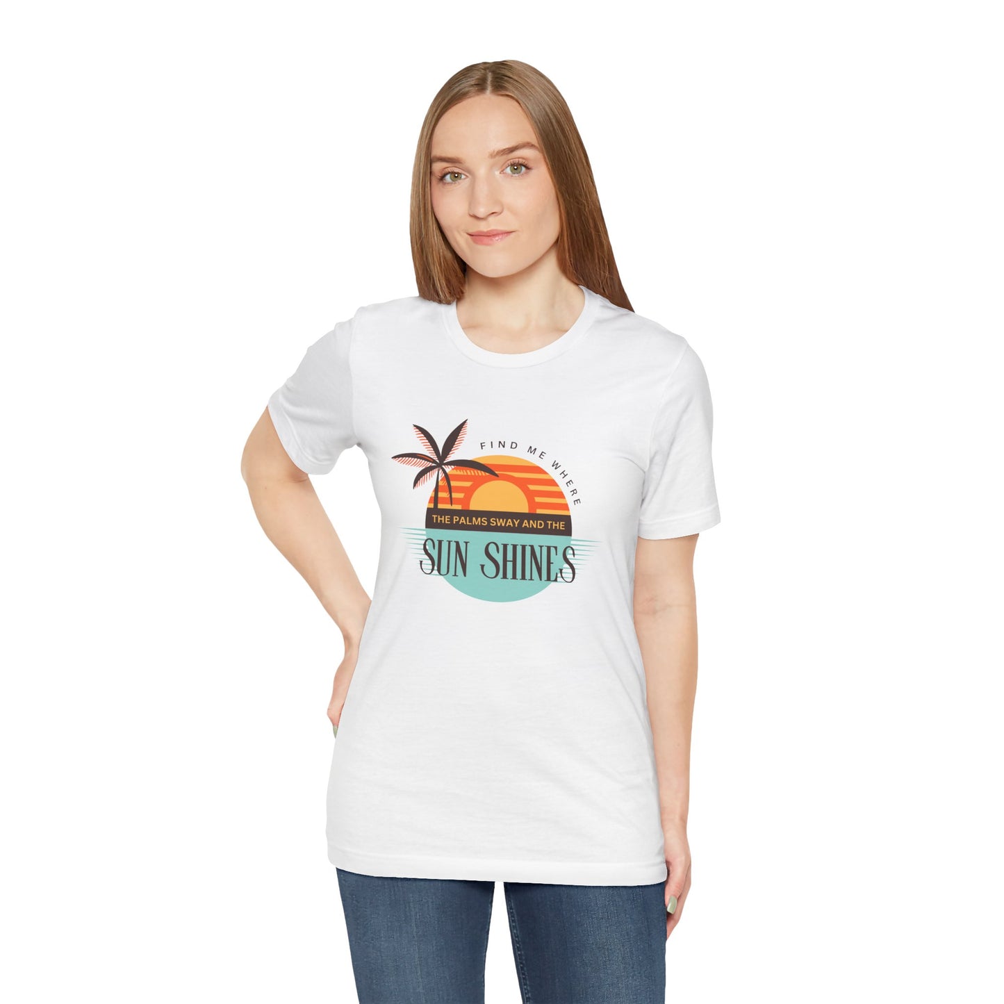 Tropical Vibes Tee - Relaxing Beach Sunset Design for Travelers and Summer Lovers, Perfect Gift for Vacations, Beach Days, and Casual Style