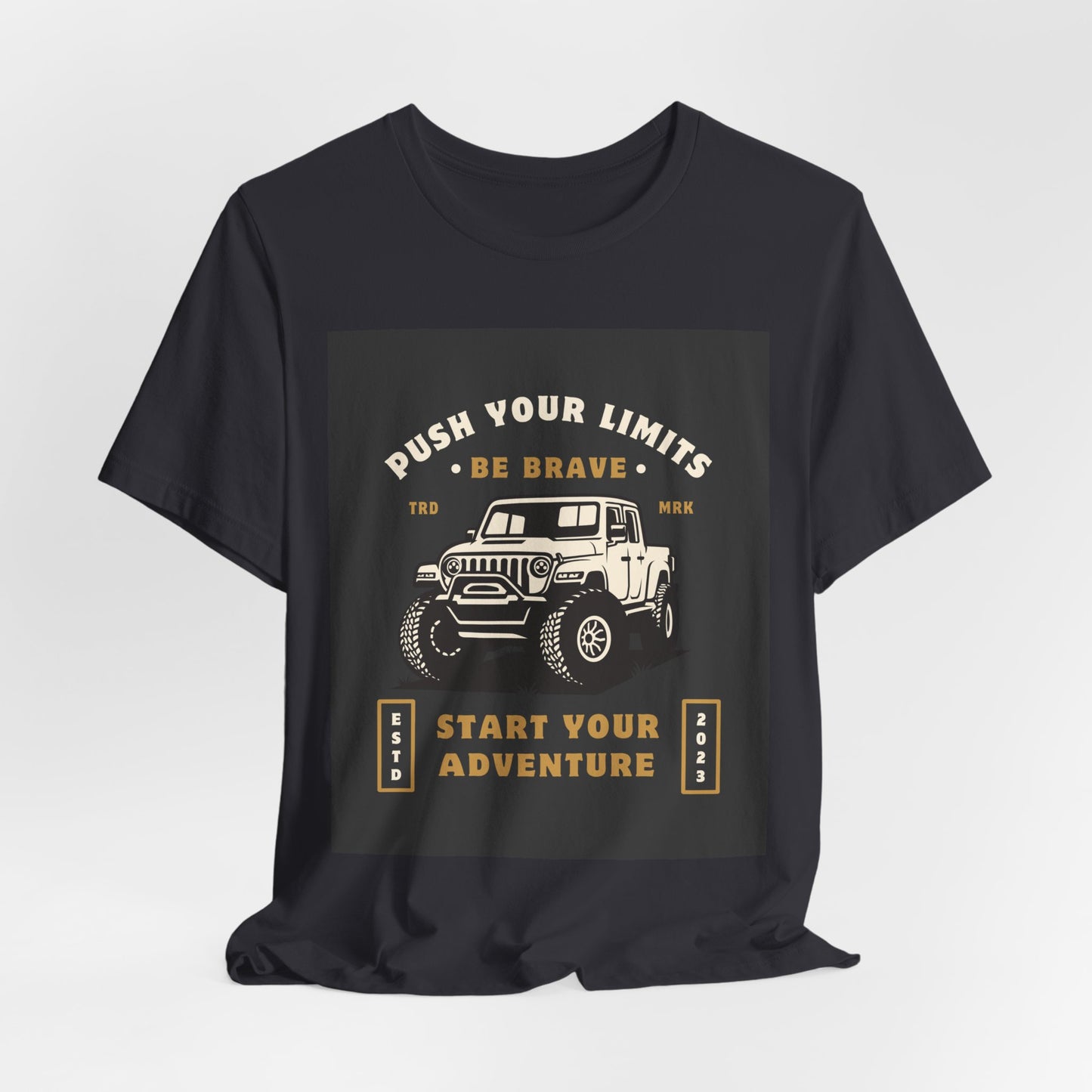 Push Your Limits Adventure-Inspiring Unisex Jersey Tee, Outdoor Shirt, Motivational T-Shirt, Gift for Adventurers, Hiking Apparel, Travel Tee
