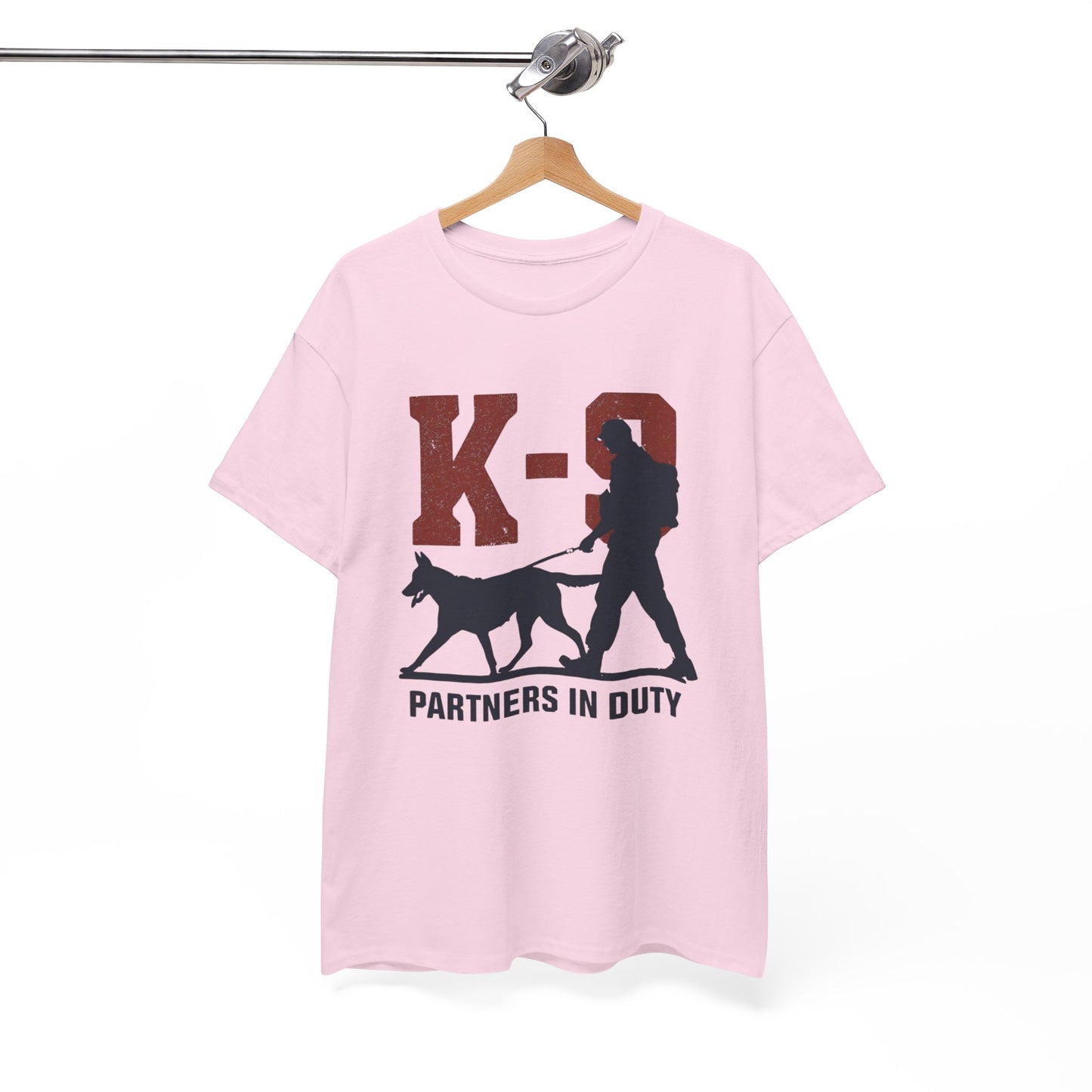 K-9 Partners in Duty Tee, Dog Handler T-Shirt, Dog Lover Tee, Police Dog Apparel, Dog Owner T-Shirt