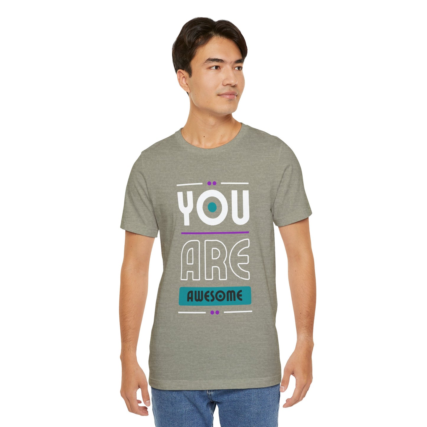 You Are Awesome Tee, Unisex Inspirational T-Shirt, Motivational Gift, Casual Wear, Birthday Gift, Summer Outfit