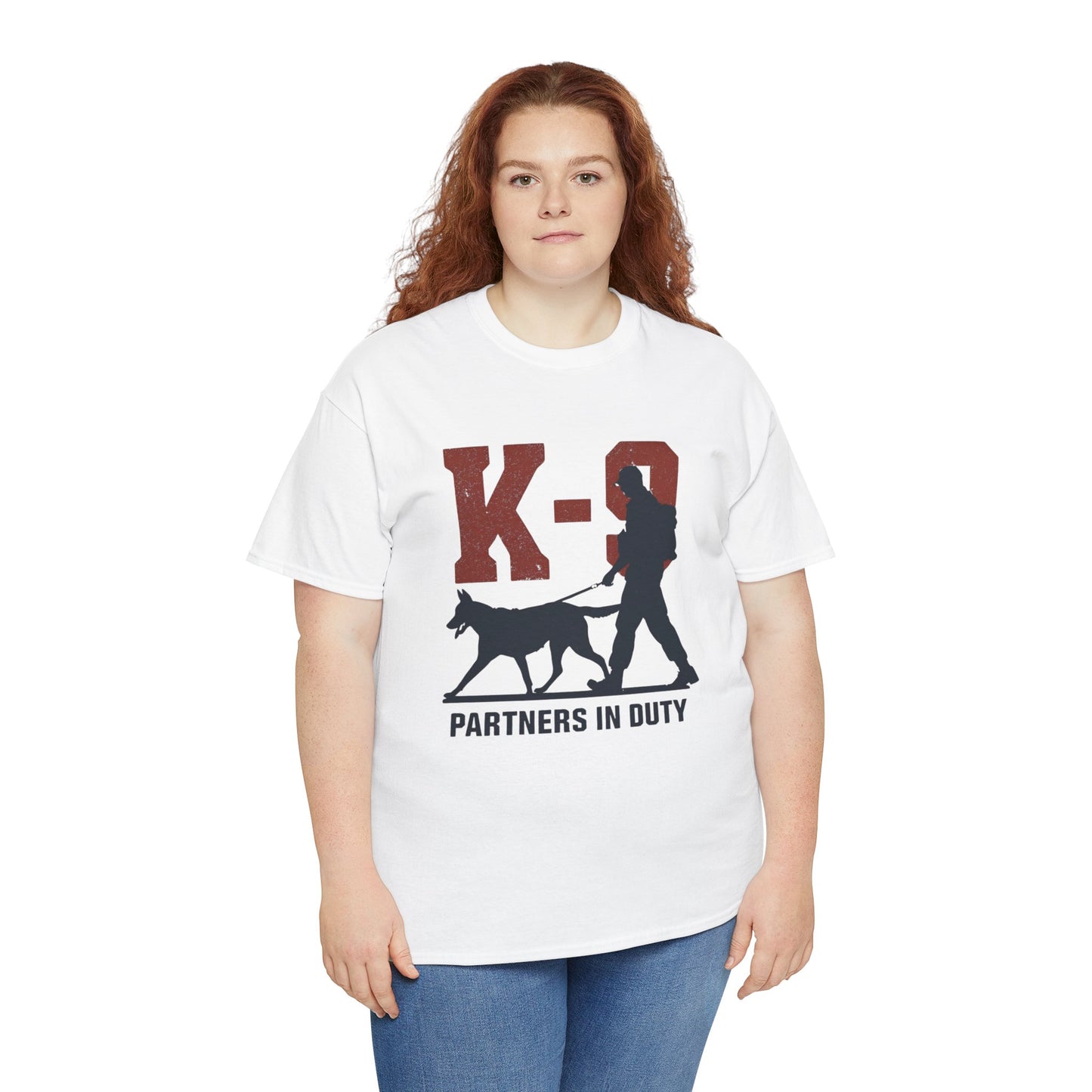 K-9 Partners in Duty Tee, Dog Handler T-Shirt, Dog Lover Tee, Police Dog Apparel, Dog Owner T-Shirt