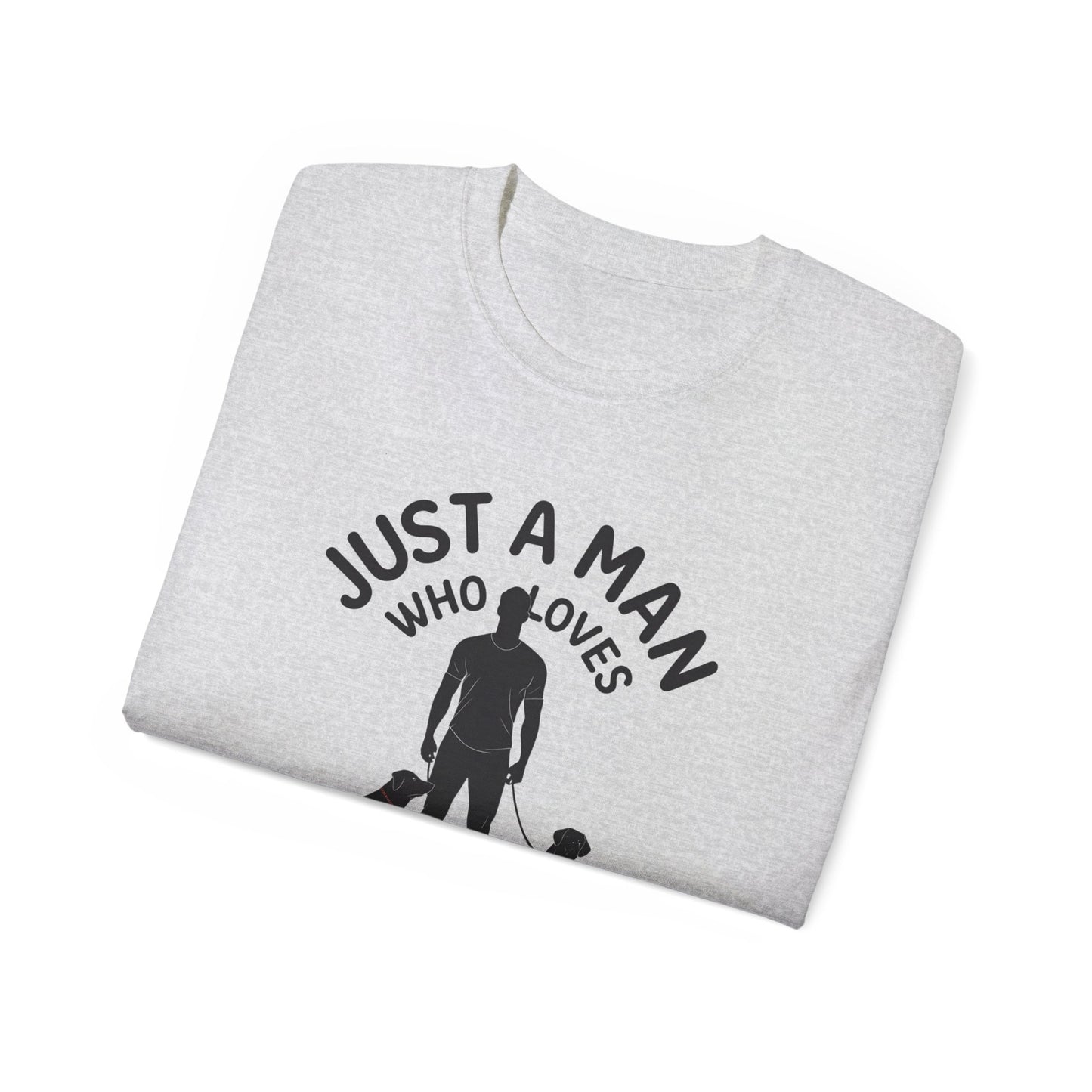 Unisex Dog Training Tee - Just A Man Who Loves Dog Training, Dog Lover Gift, Dog Owner Shirt, Casual Wear