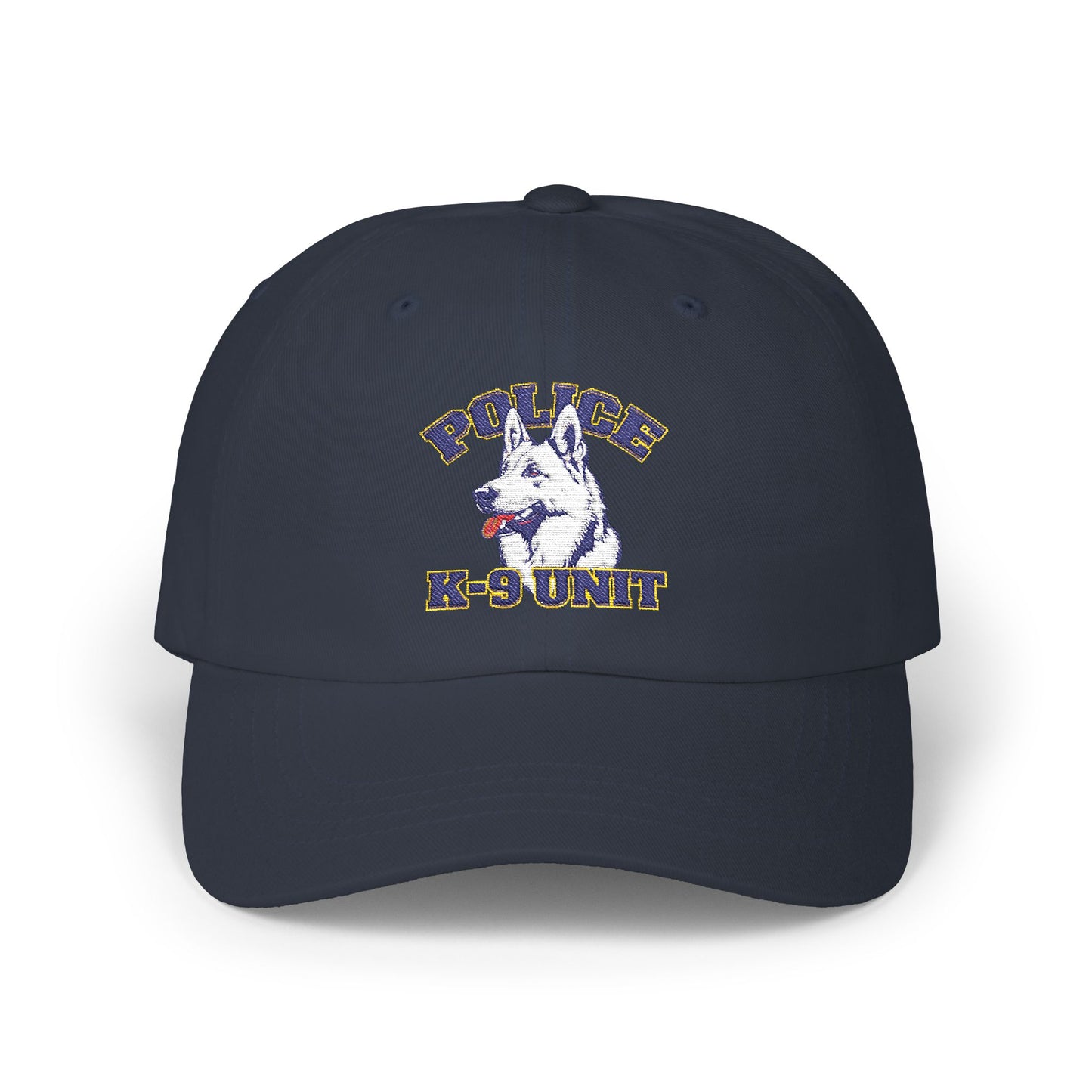 Police K-9 Unit Classic Embroidered Dad Cap, Adjustable Hat for Dog Lovers, Gift for Law Enforcement