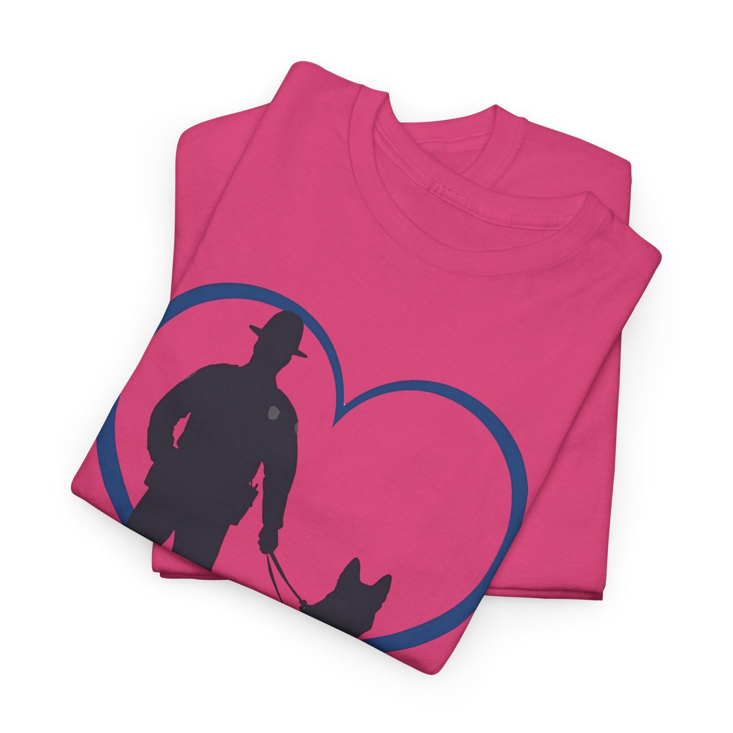 Heartfelt K-9 Unit Tee - Brothers In Duty | Police Officer Gift, Dog Lover Shirt, Law Enforcement Apparel