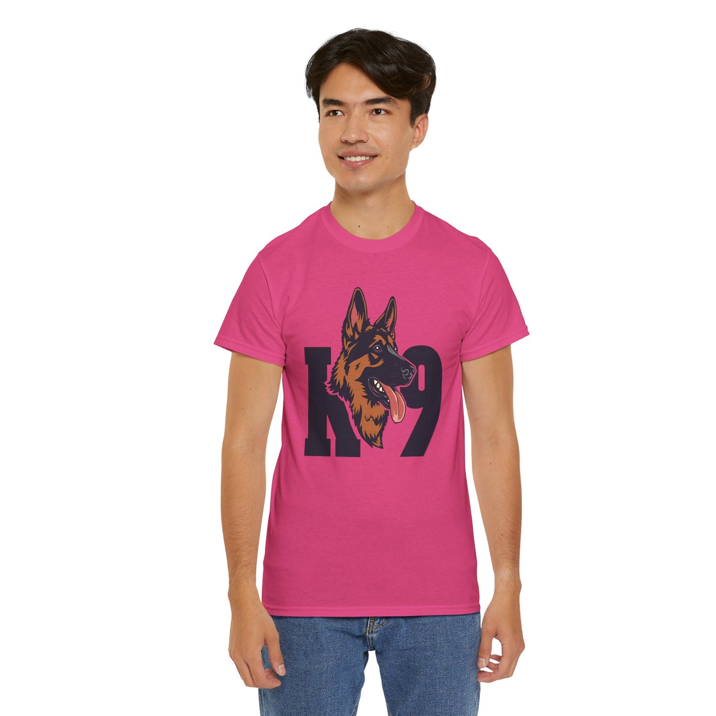 German Shepherd K9 Lover Unisex Heavy Cotton Tee | Dog Owner Gift, Dog Lover Apparel