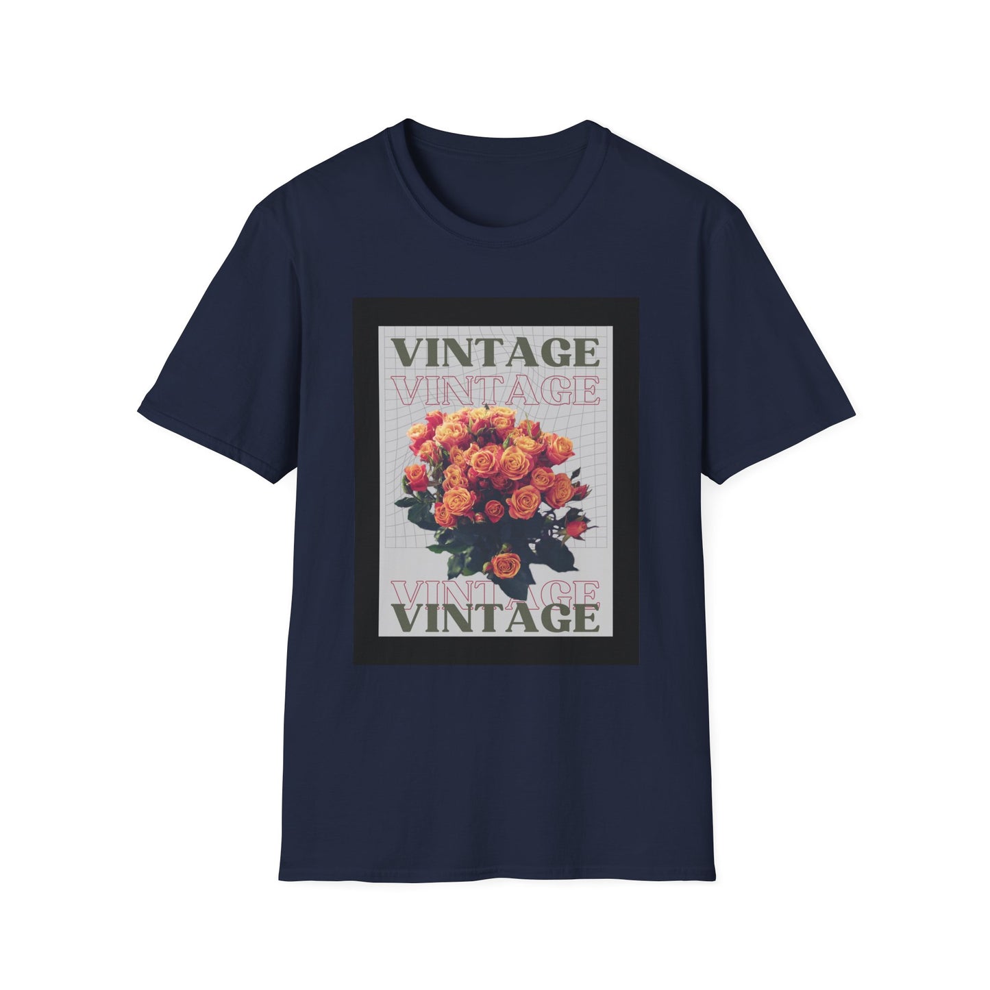 Vintage Floral Graphic Unisex T-Shirt, Retro Tee, Casual Wear, Gift for Her, Vintage Aesthetic, Flower Print Shirt