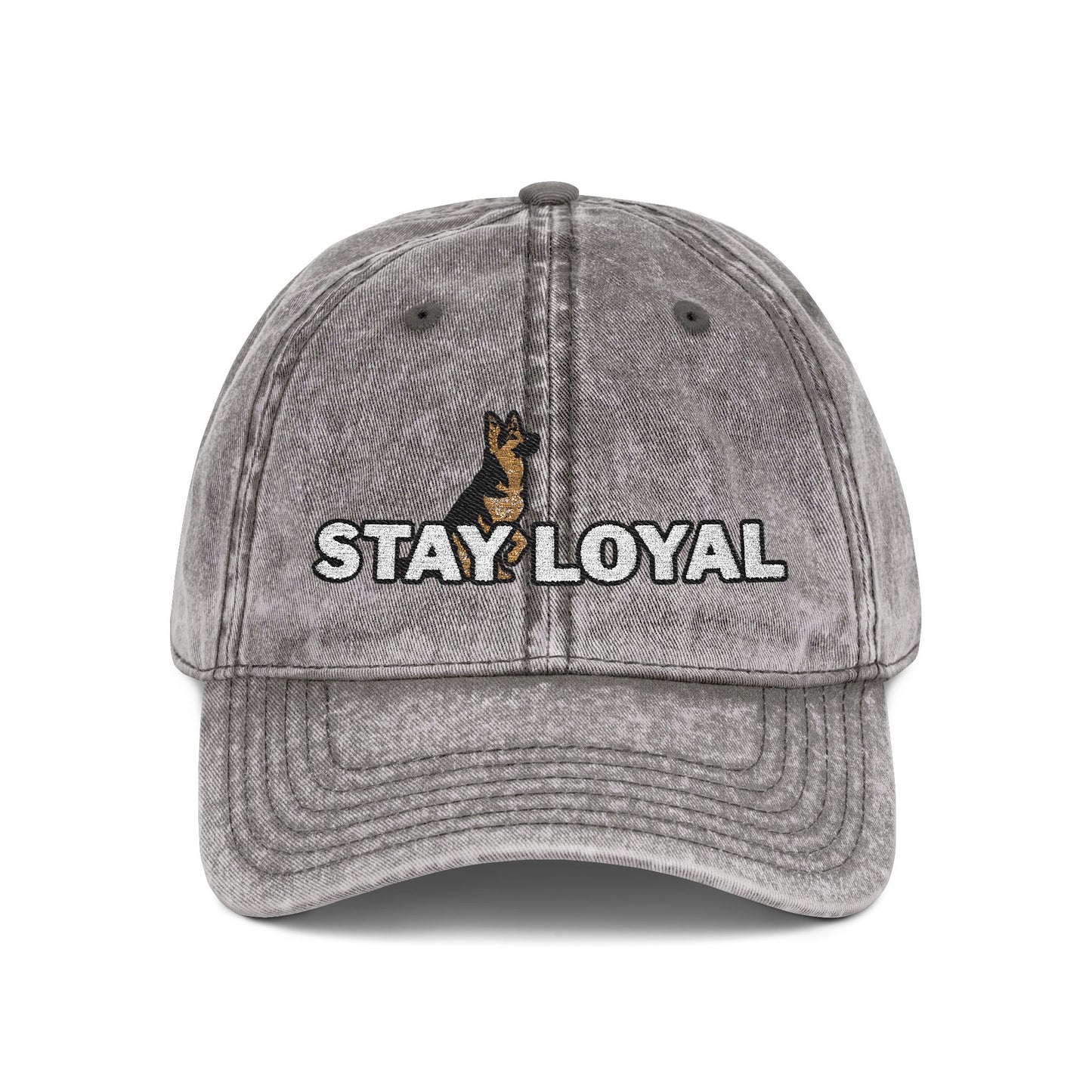 German Shepherd Vintage Embroidered Cap - Stay Loyal