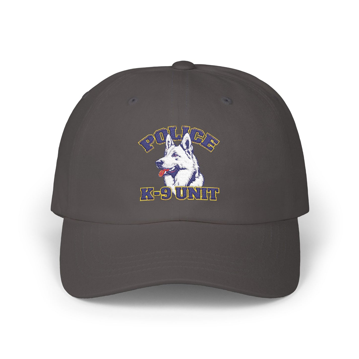 Police K-9 Unit Classic Embroidered Dad Cap, Adjustable Hat for Dog Lovers, Gift for Law Enforcement