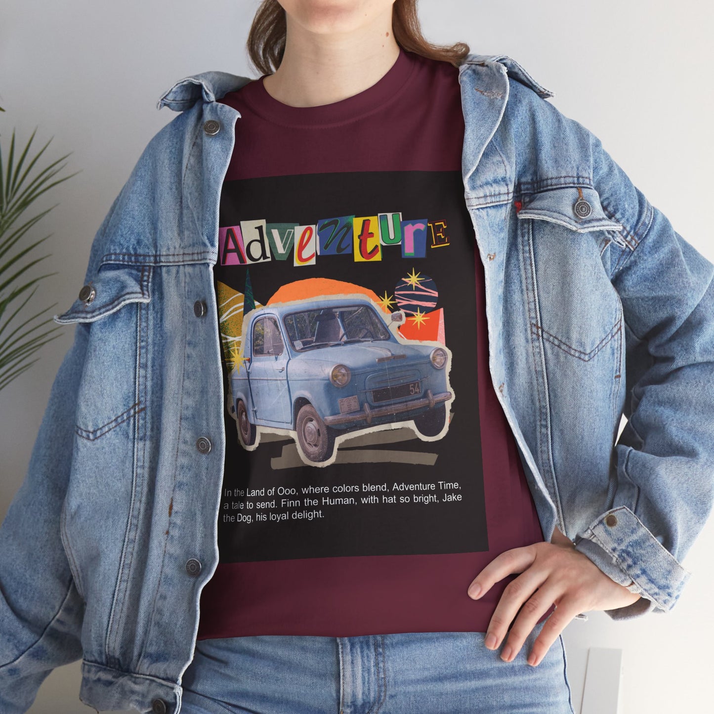 Adventure-Themed Unisex Cotton Tee, Retro Car Graphic Tee, Travel T-Shirt, Gift for Adventurers, Vintage Exploration Top