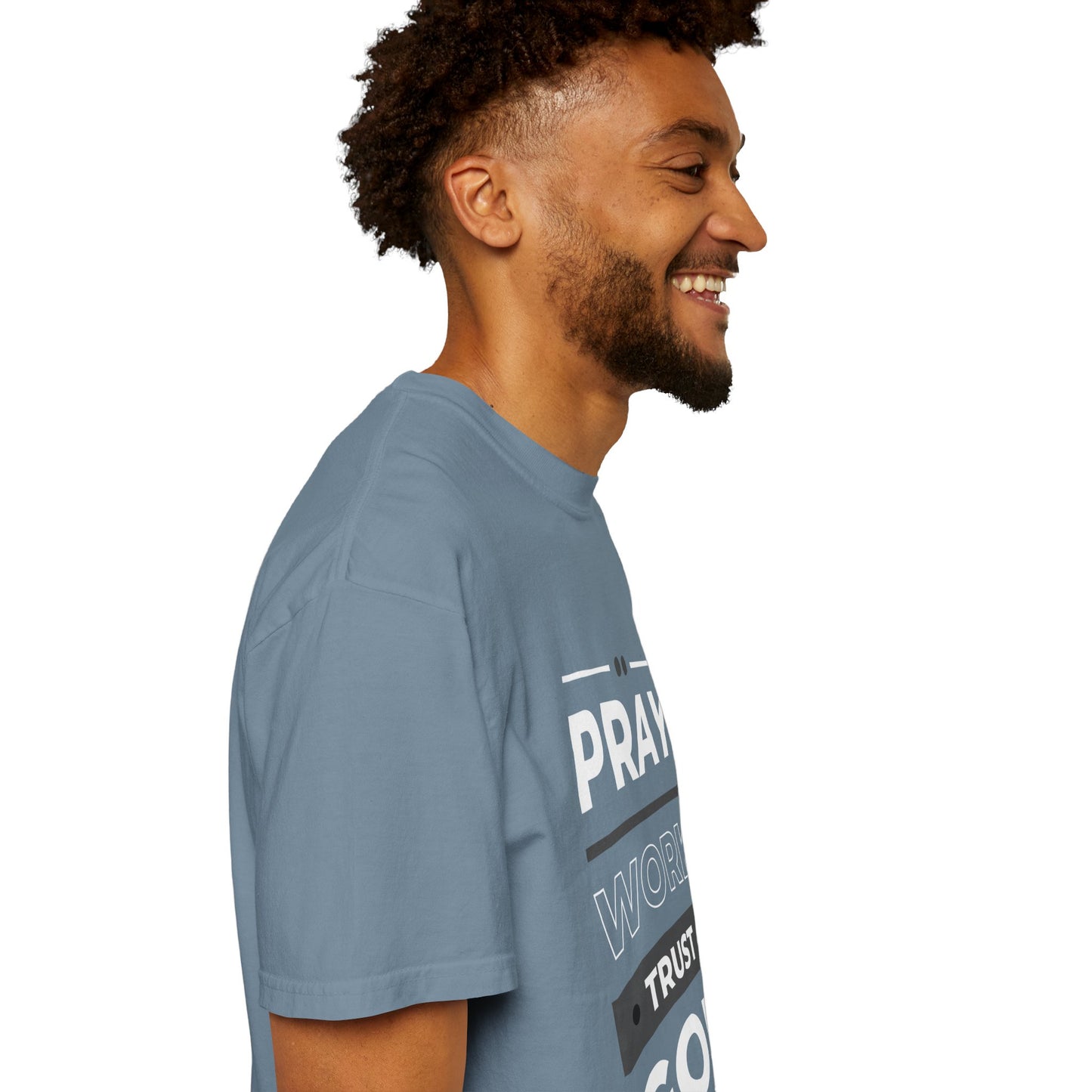 Faith-Inspired Garment-Dyed T-shirt, Inspirational Tee, God Trust Shirt, Religious Apparel, Motivational Gift, Unisex Fashion