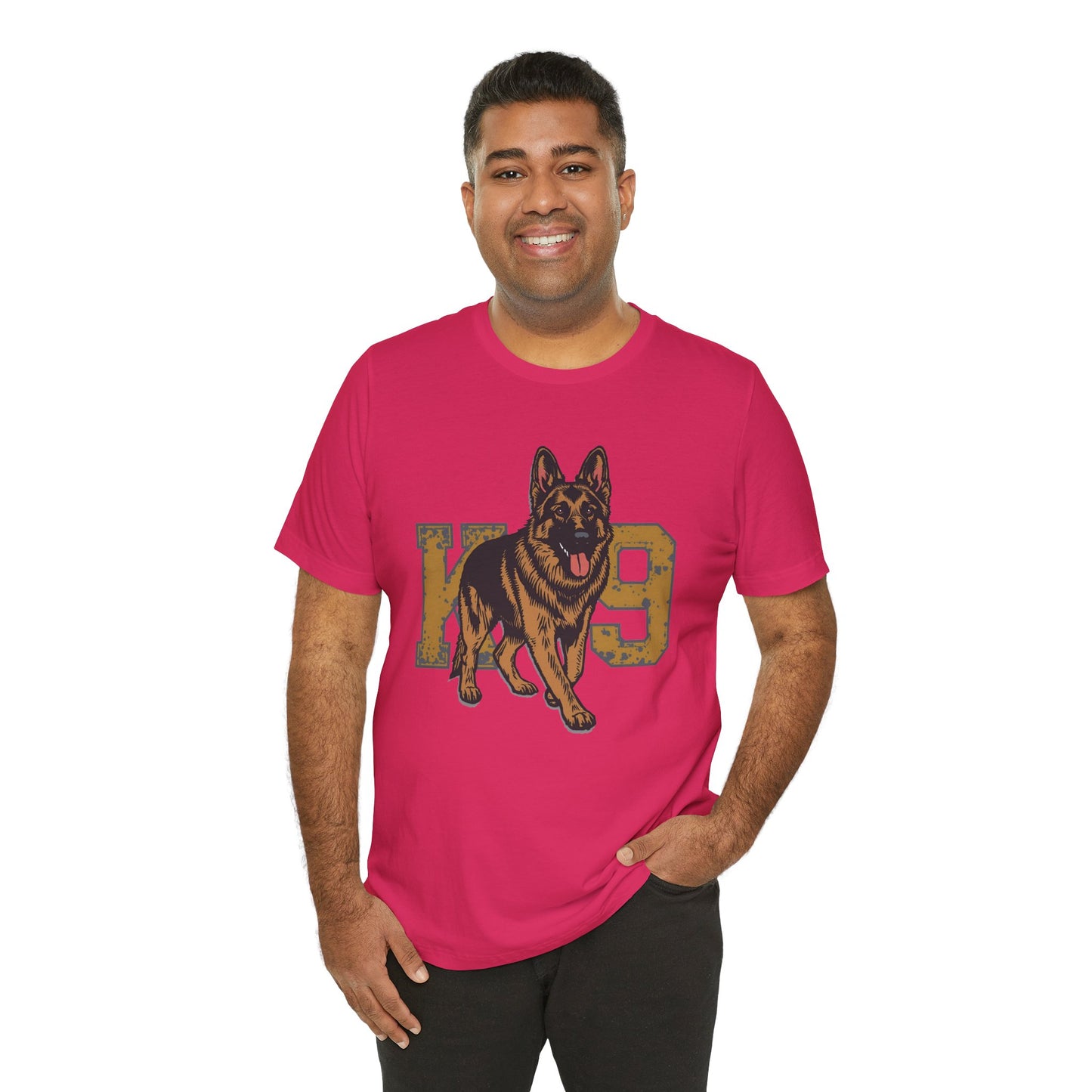 K9 Dog Lover German Shepherd Tee, Pet Owner Gift, Unisex Jersey Shirt