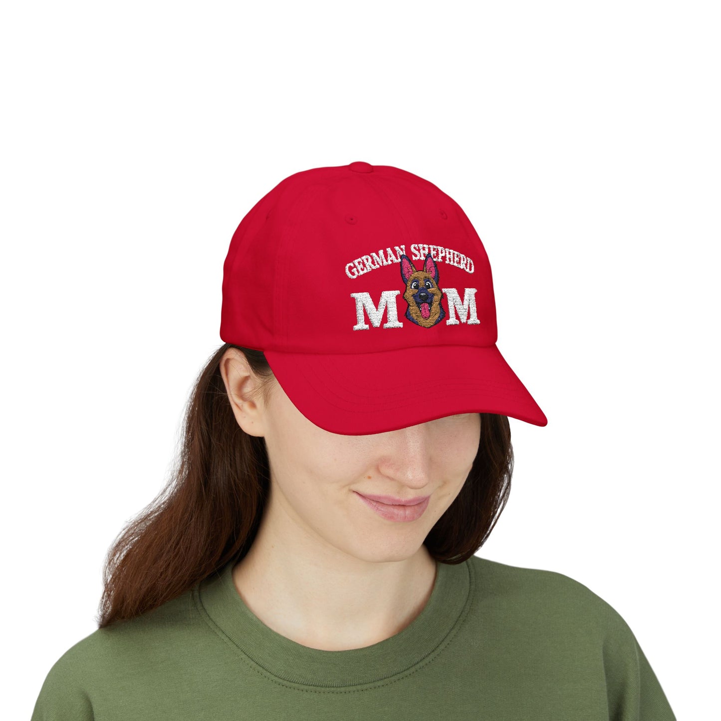 German Shepherd Embroidered Mom Classic Dad Cap - Perfect Gift for Dog Lovers