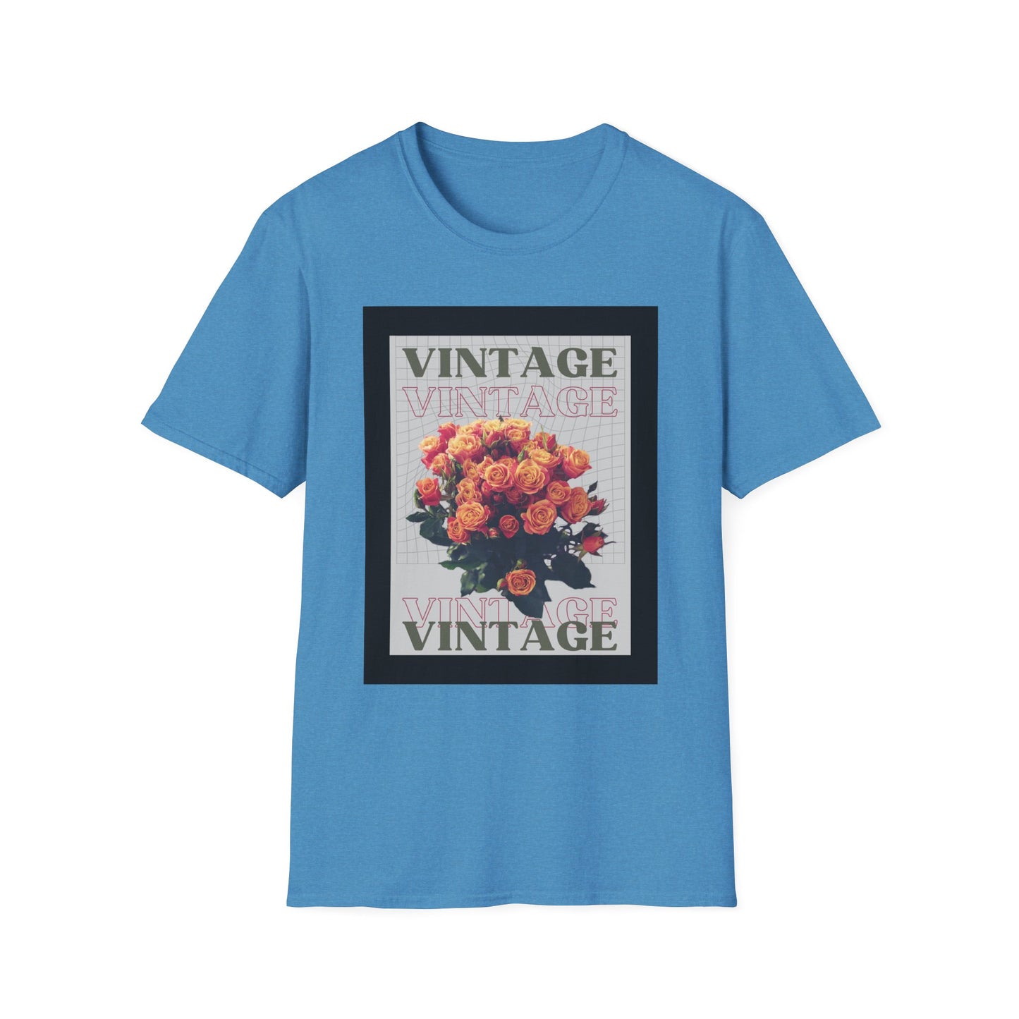 Vintage Floral Graphic Unisex T-Shirt, Retro Tee, Casual Wear, Gift for Her, Vintage Aesthetic, Flower Print Shirt