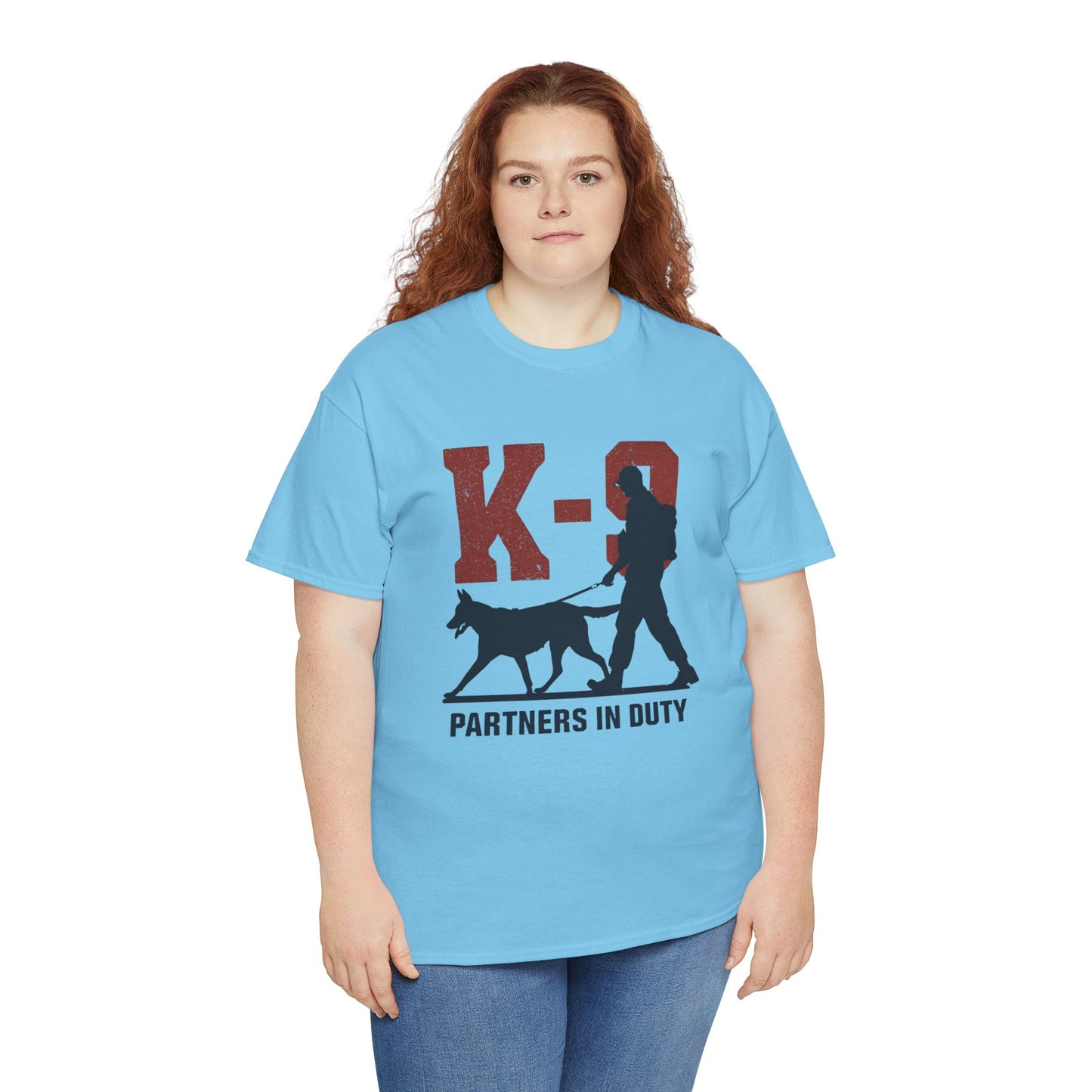 K-9 Partners in Duty Tee, Dog Handler T-Shirt, Dog Lover Tee, Police Dog Apparel, Dog Owner T-Shirt