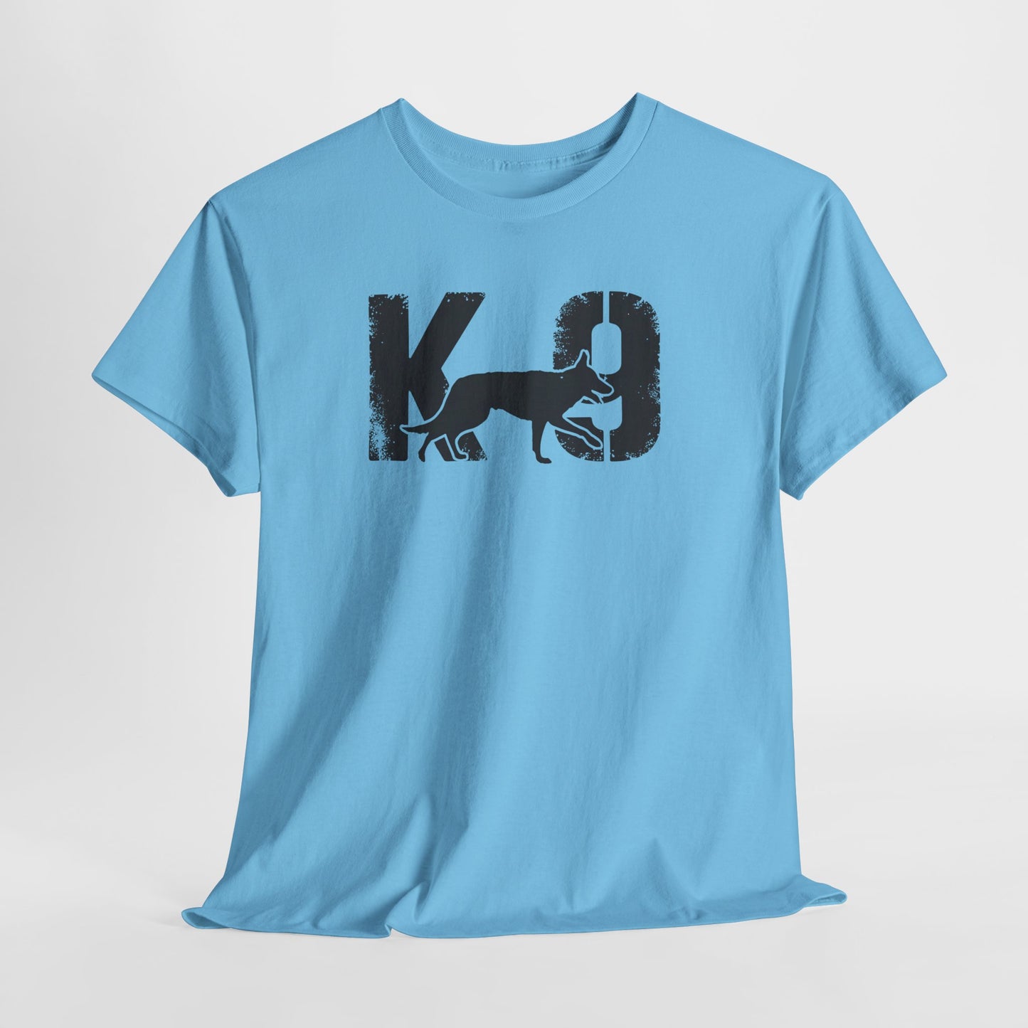 K-9 Dog Lover's Unisex Heavy Cotton Tee | T-Shirt for K-9 Handler | Dog Between K and 9 Design