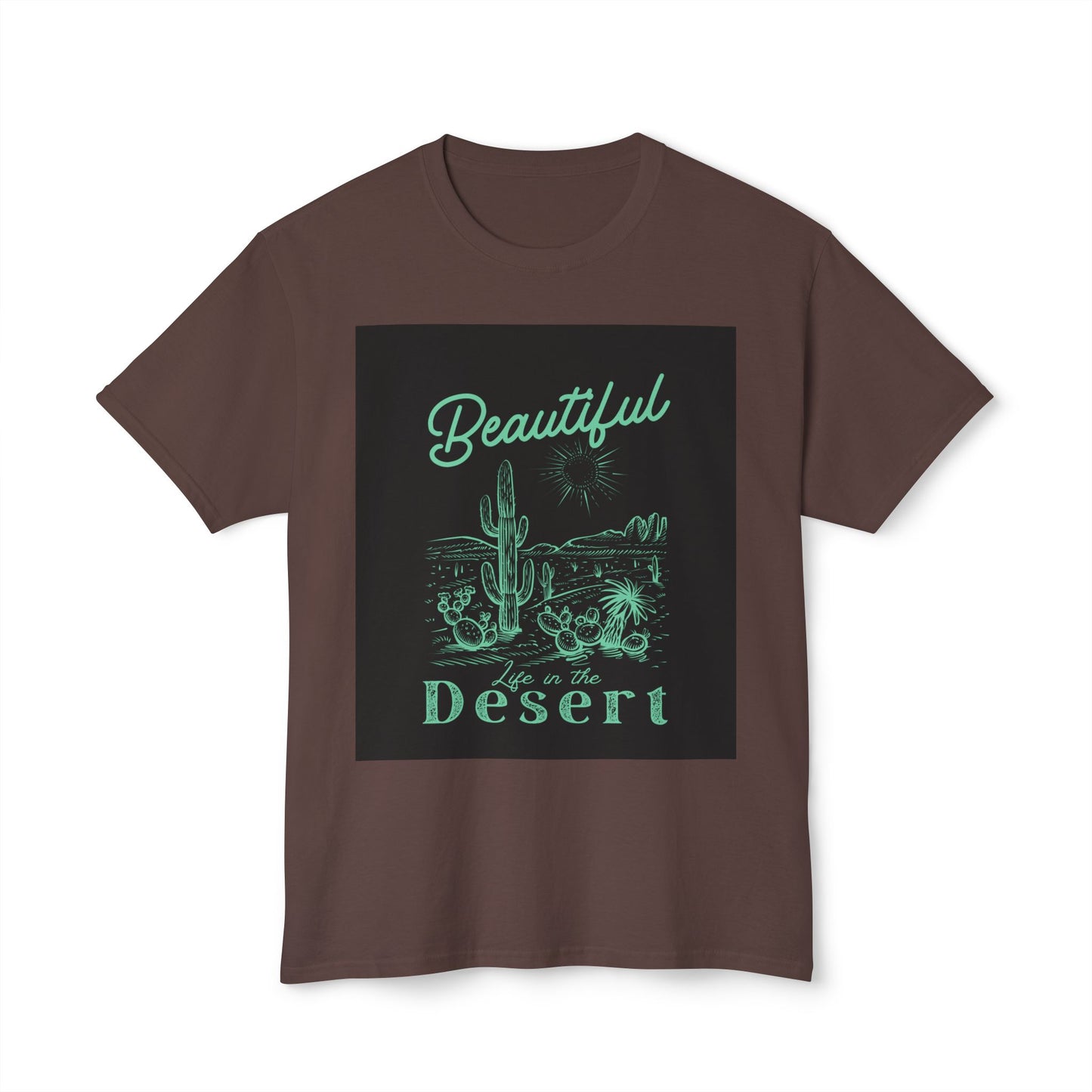 Beautiful Desert Unisex T-Shirt, Nature Lover Tee, Summer Vacation Apparel, Gift for Him/Her, Retro Graphic Shirt