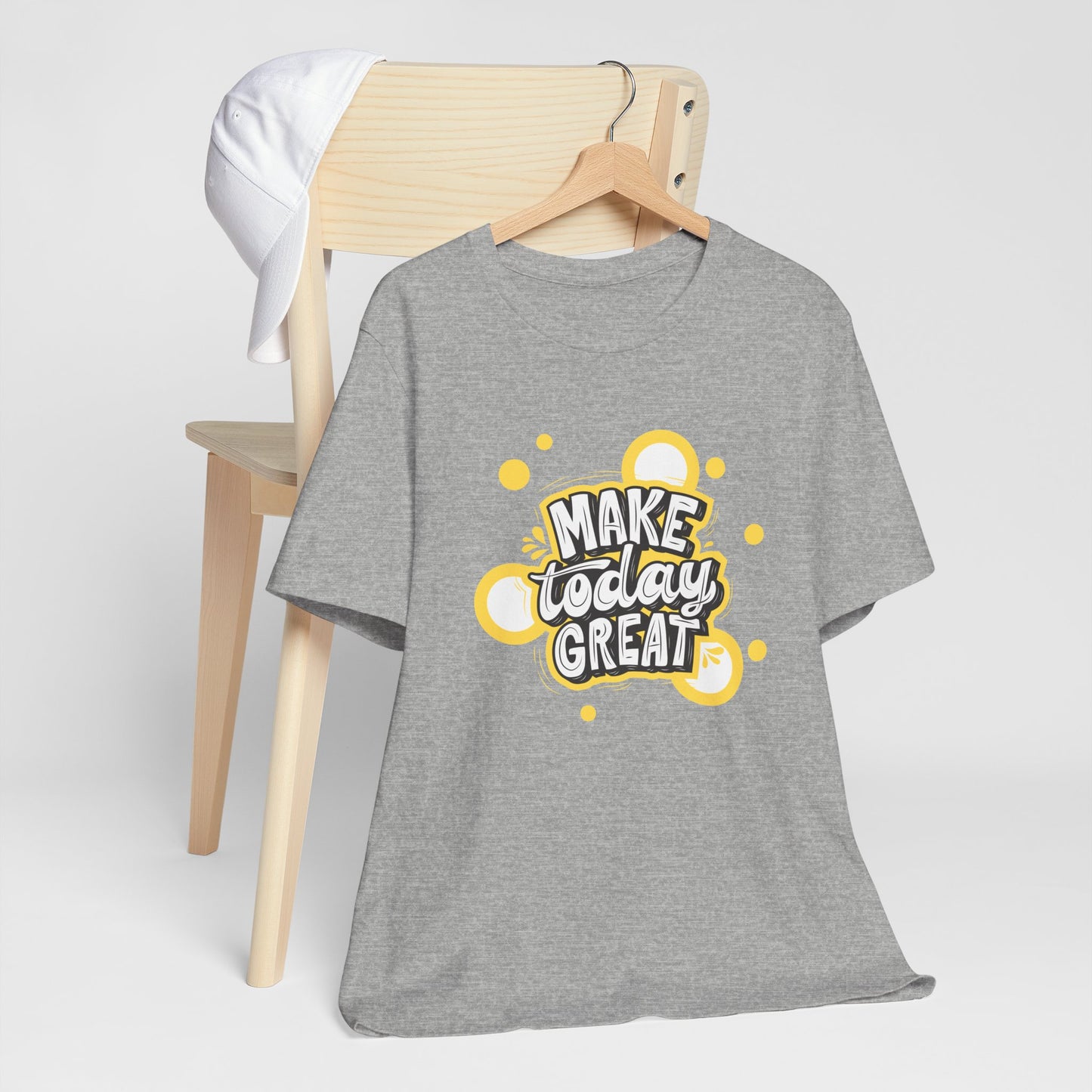 Make Today Great Inspirational Unisex Tee, Motivational Shirt, Positive Vibe Apparel, Gift for Friends, Casual Wear, Everyday Inspiration