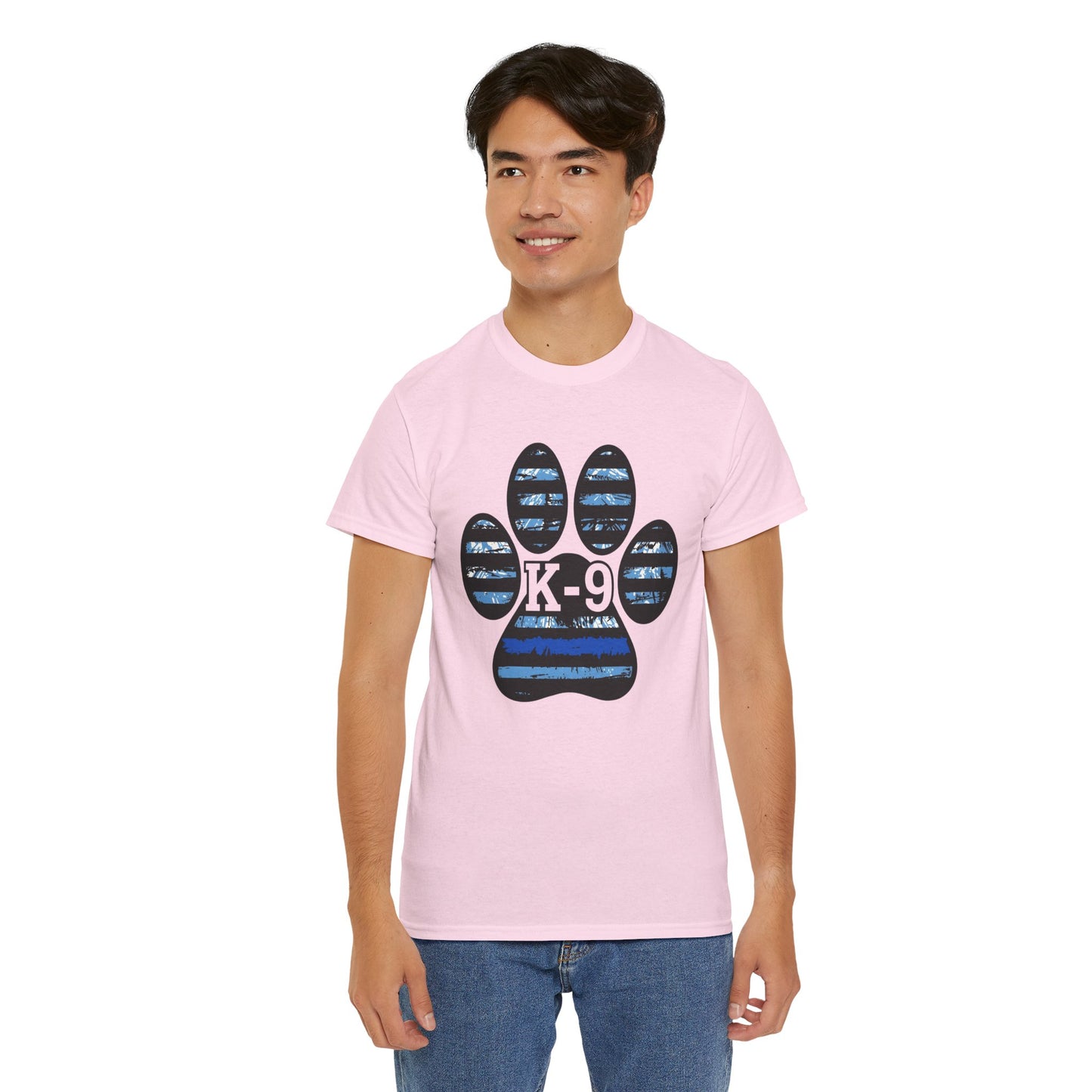 K-9 Paw Print Tee – Unisex Cotton Tee for Dog Lovers, Pet Owners, Animal Rescue Supporters