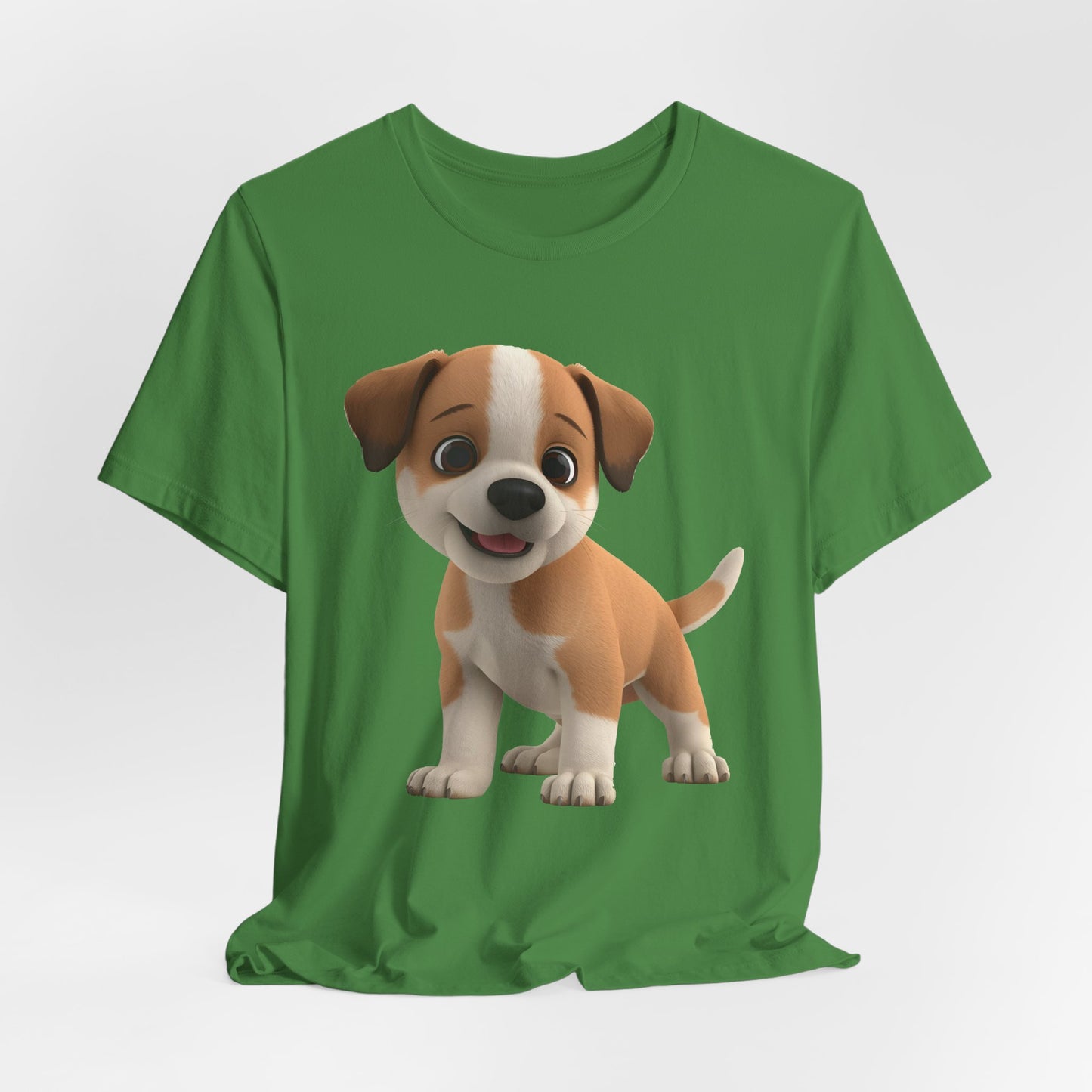 Cute Dog 3D Graphic Tee, Fun Animal Shirt, Dog Lover Gift, Playful Fashion Statement