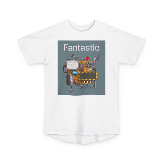 Fantastic Vibe Unisex Long Body Urban Tee, Streetwear, Graphic Tee, Gift for Music Lovers, Casual Wear, Unique Fashion Statement