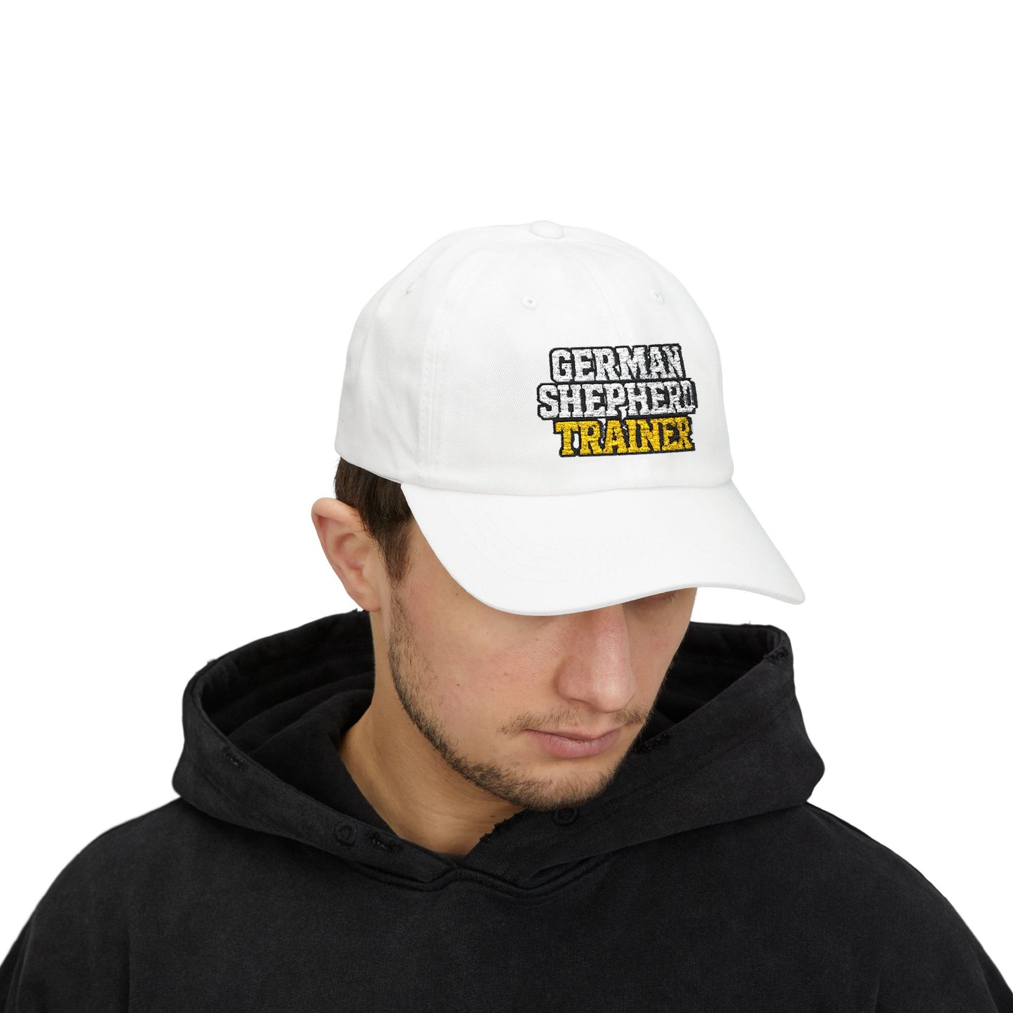Embroidered German Shepherd Trainer Dad Cap | Perfect Gift for Dog Owners