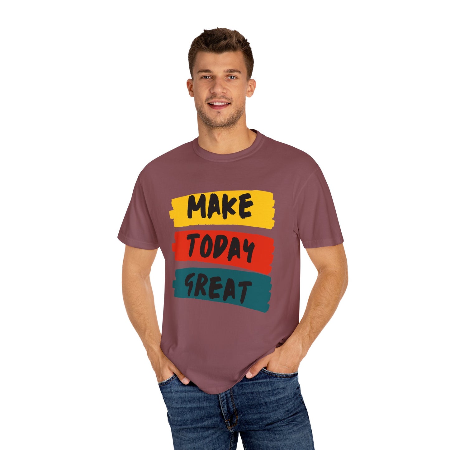 Motivational Unisex T-Shirt - Make Today Great, Casual Wear, Gifts for Her, Gifts for Him, Inspirational Tee, Everyday Comfort