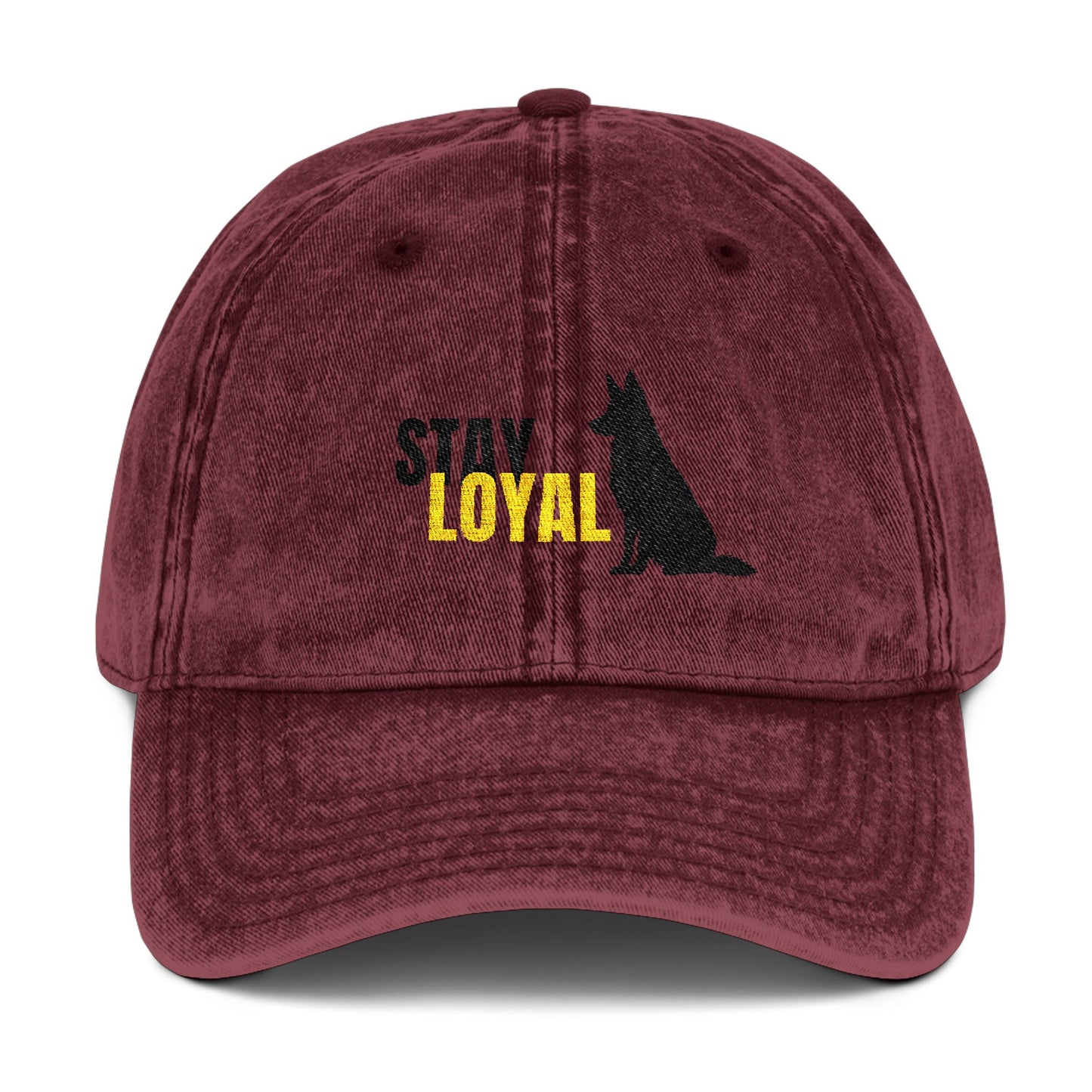 German Shepherd Vintage Embroidered Cap - Stay Loyal