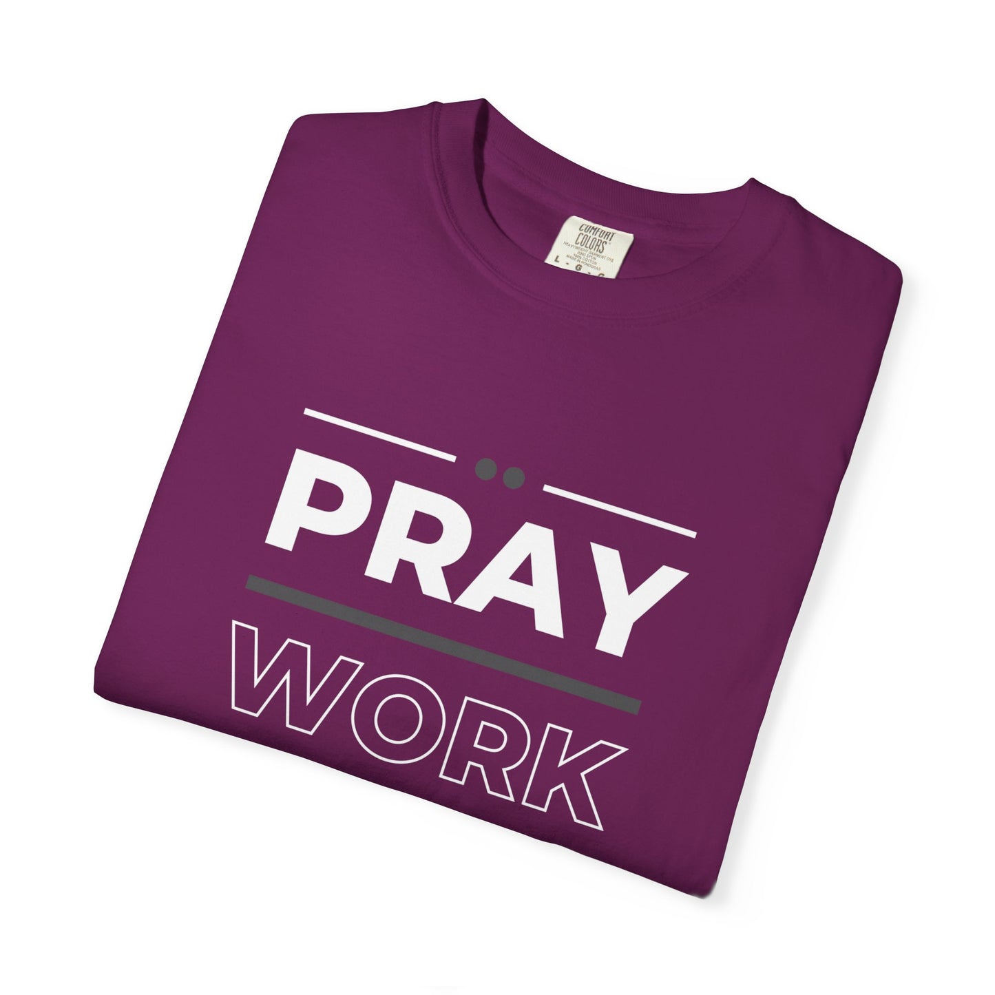 Faith-Inspired Garment-Dyed T-shirt, Inspirational Tee, God Trust Shirt, Religious Apparel, Motivational Gift, Unisex Fashion