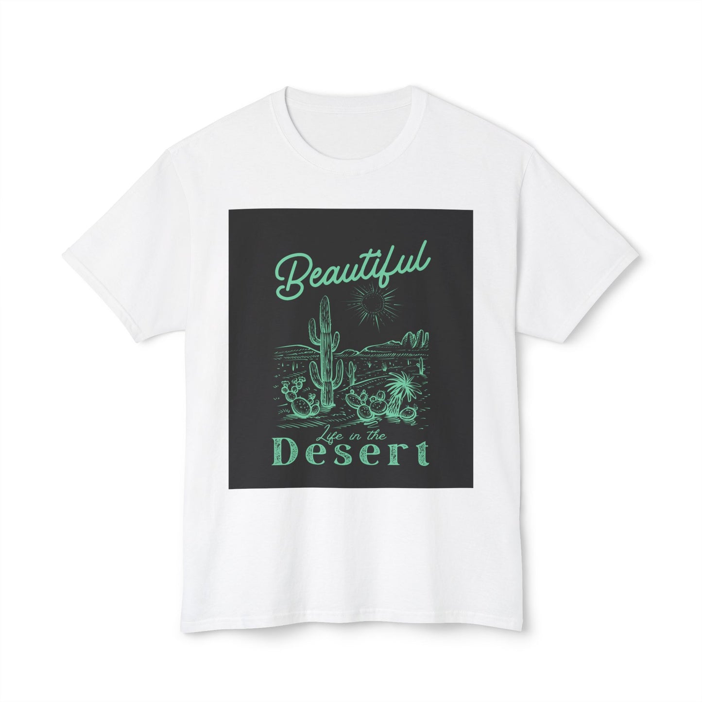 Beautiful Desert Unisex T-Shirt, Nature Lover Tee, Summer Vacation Apparel, Gift for Him/Her, Retro Graphic Shirt