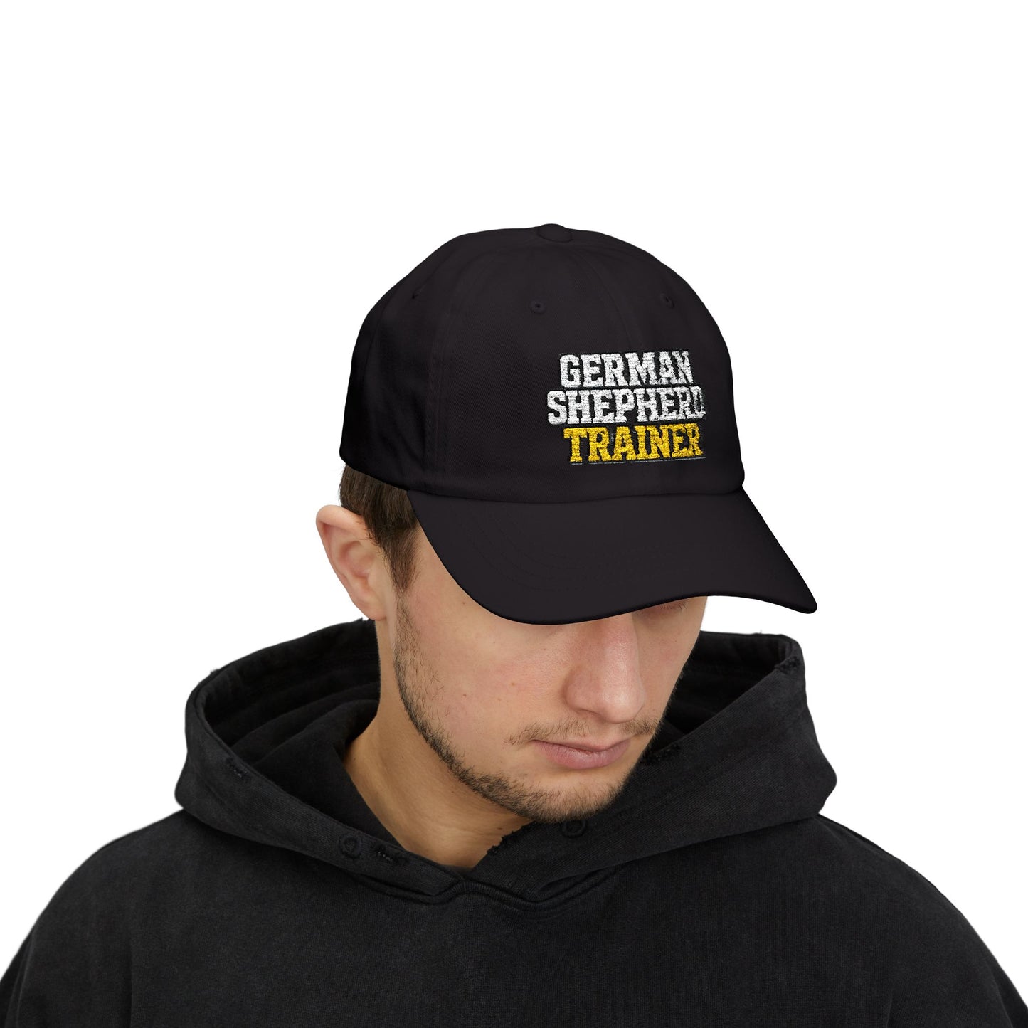Embroidered German Shepherd Trainer Dad Cap | Perfect Gift for Dog Owners