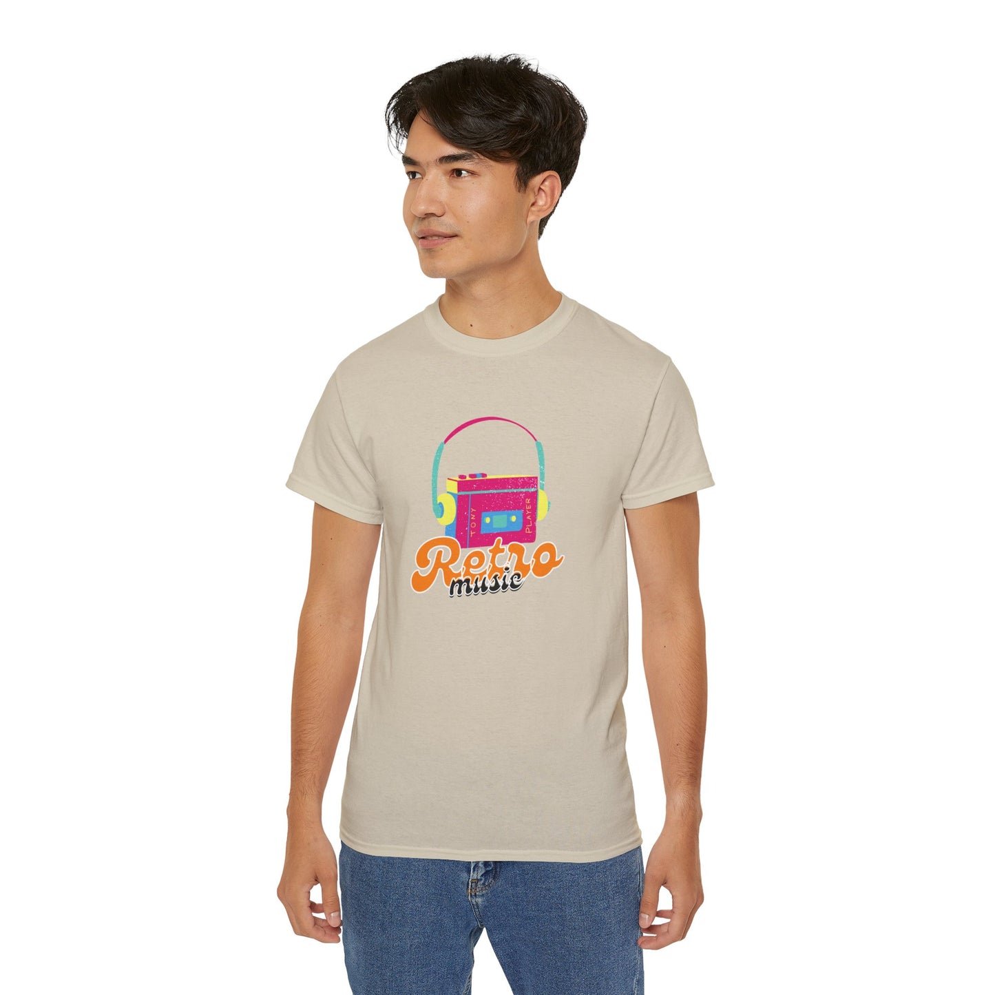 Retro Music Unisex Tee, Vintage Style Shirt, 80s Music Lover Gift, Casual Wear, Festival Outfit, Music Party T-Shirt