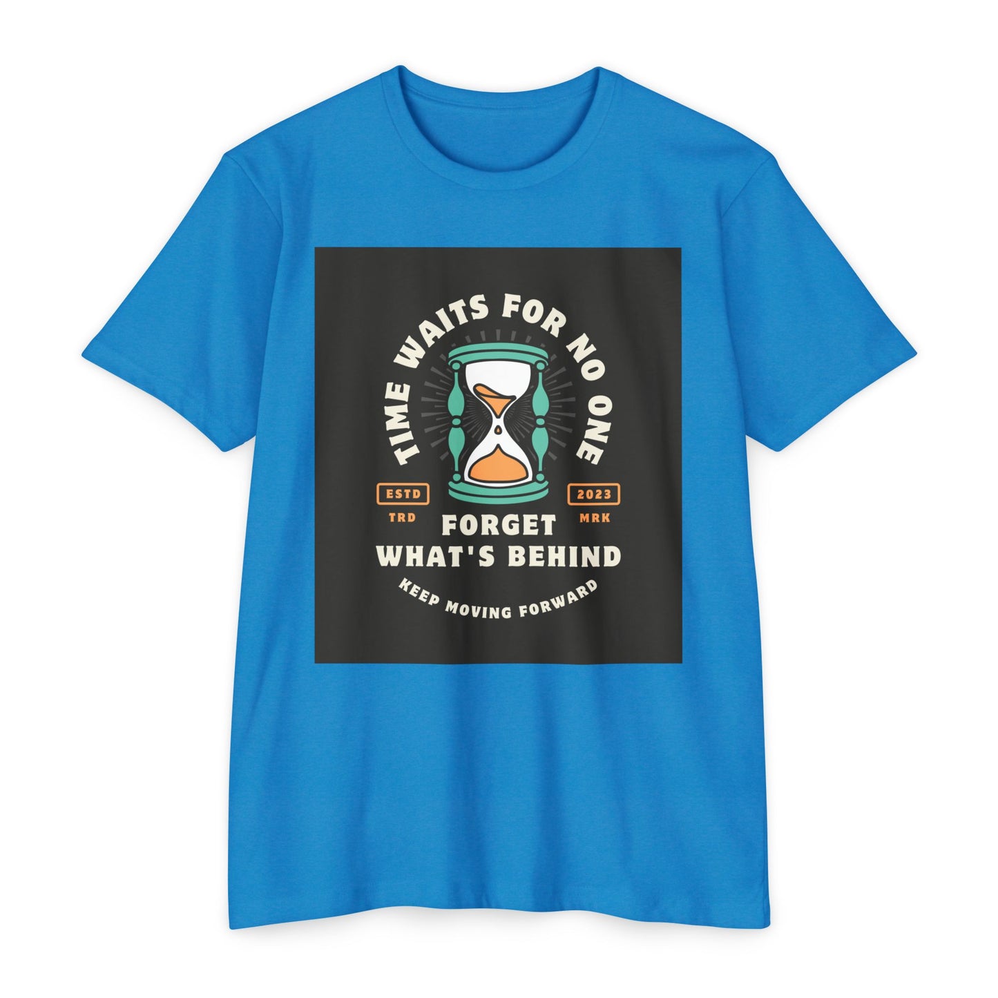 Inspirational Unisex T-Shirt: 'Time Waits for No One' - Motivational Tee, Casual Everyday Wear, Gift for Friends, Positive Message