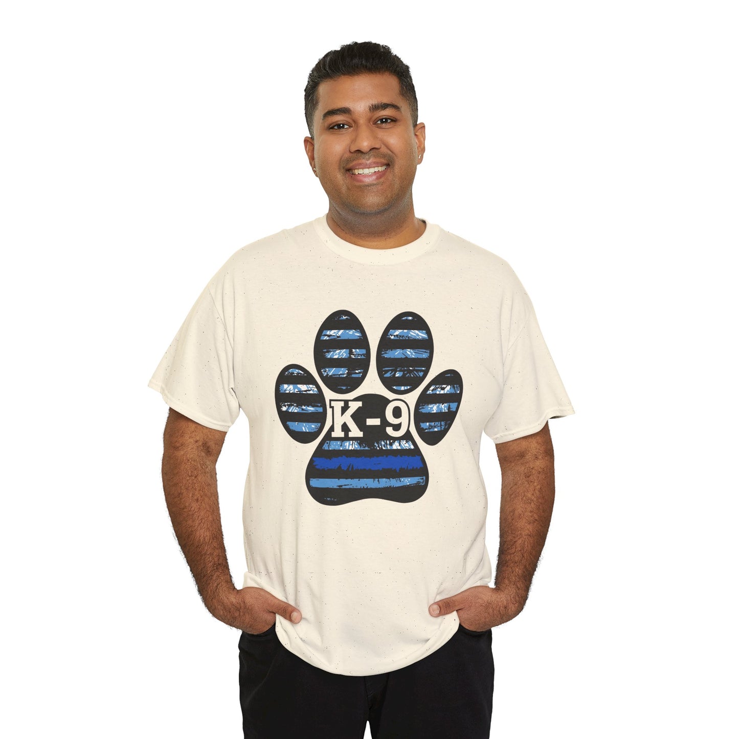 K-9 Paw Print Tee – Unisex Cotton Tee for Dog Lovers, Pet Owners, Animal Rescue Supporters
