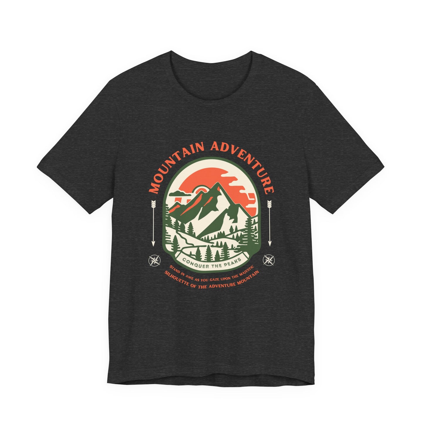 Mountain Adventure Unisex Tee, Outdoor Shirt, Camping Apparel, Hiking Gift, Nature Lover T-Shirt, Adventurer's Top