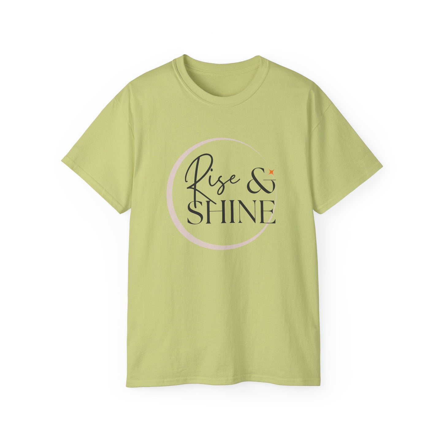 Rise & Shine Unisex Ultra Cotton Tee, Motivational Tee, Inspirational Shirt, Gift for Her, Positive Quote T-Shirt, Summer Fashion