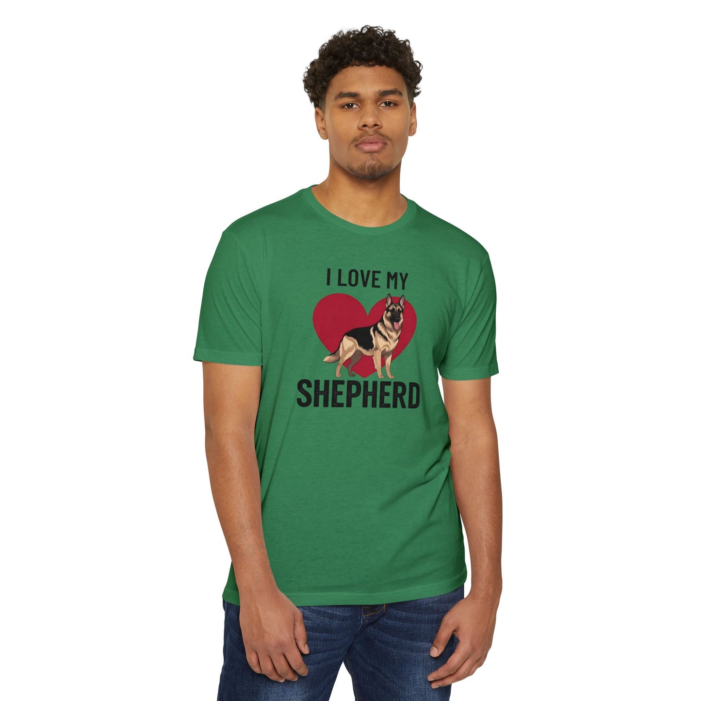 I Love My German Shepherd T-Shirt, Dog Lover Shirt, Pet Owner Tee, Animal Lover Gift, Birthday Gift for Dog Owners, Casual Wear