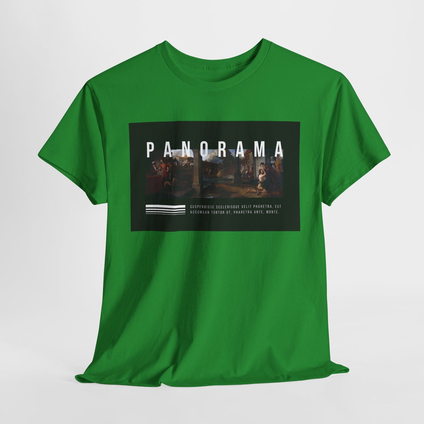 Panorama Unisex Heavy Cotton Tee | Comfortable Everyday Wear, Graphic Tee, Casual Style, Gift for Him/Her, Summer Vibes