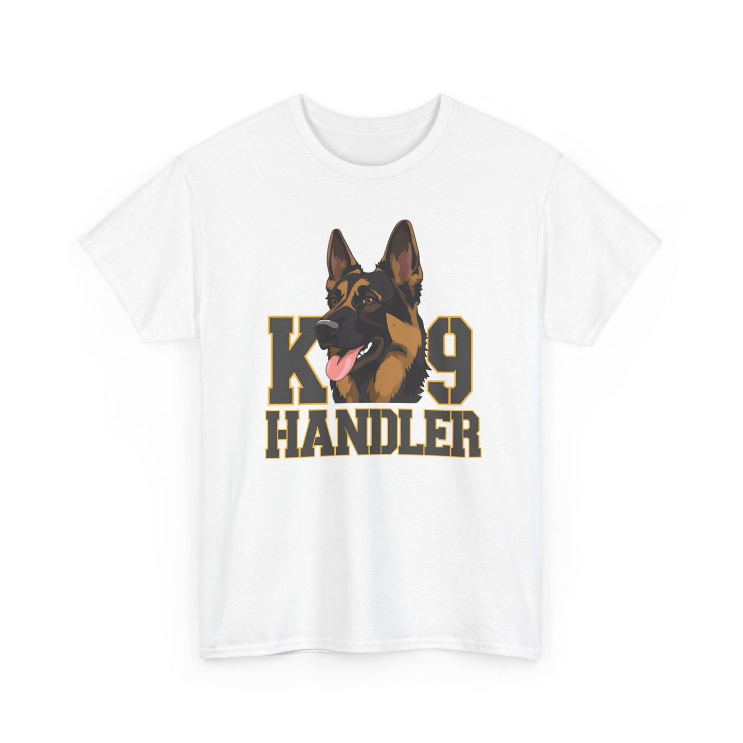 German Shepherd K9 Handler Tee, Perfect for Dog Lovers, Gift for Pet Owners, Unisex Cotton T-Shirt