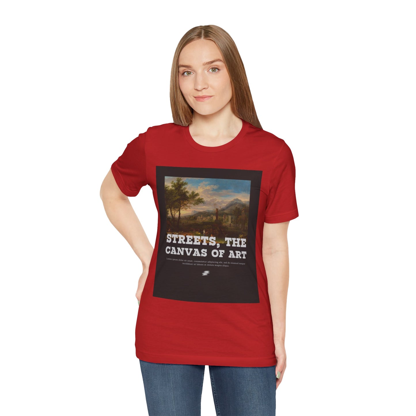 Artistic Graphic Tee - Streets, the Canvas of Art | Unisex Short Sleeve Shirt, Gift for Artists, Art Lovers, Casual Wear, Unique Gifts
