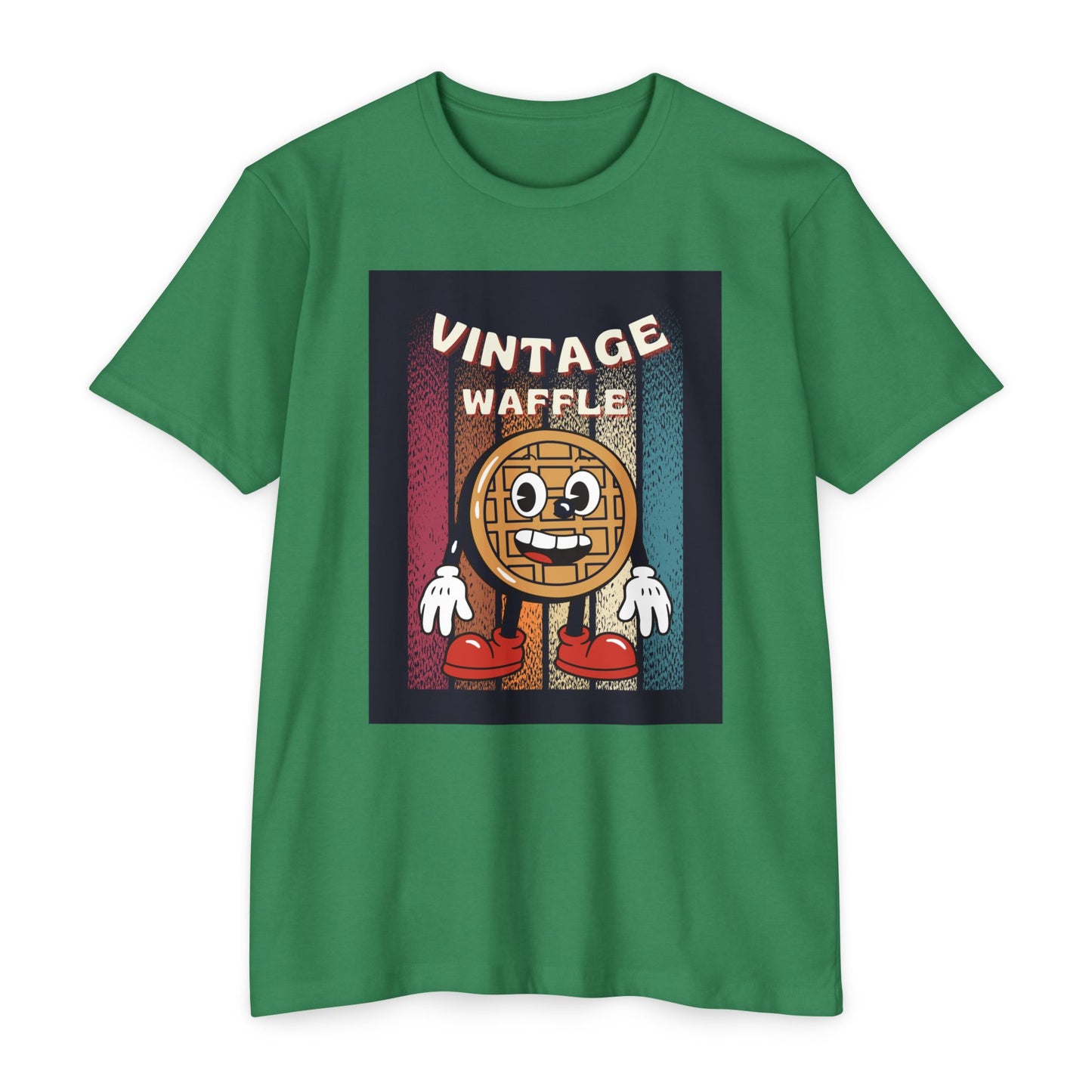 Vintage Waffle Unisex T-Shirt, Fun Retro Tee, Foodie Apparel, Perfect Gift for Breakfast Lovers, Casual Everyday Wear, Unique Graphic Shirt