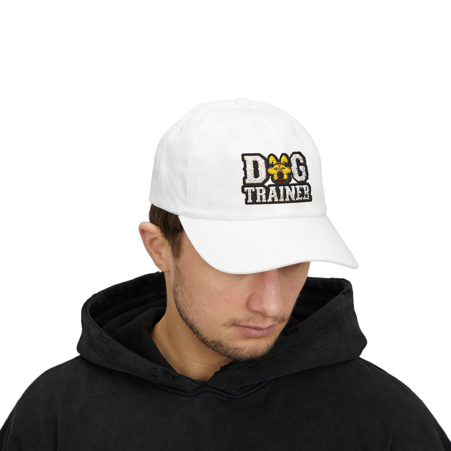 Embroidered Dog Trainer Classic Dad Cap - Perfect Gift for Dog Owners, Casual Hat, Adjustable Baseball Cap