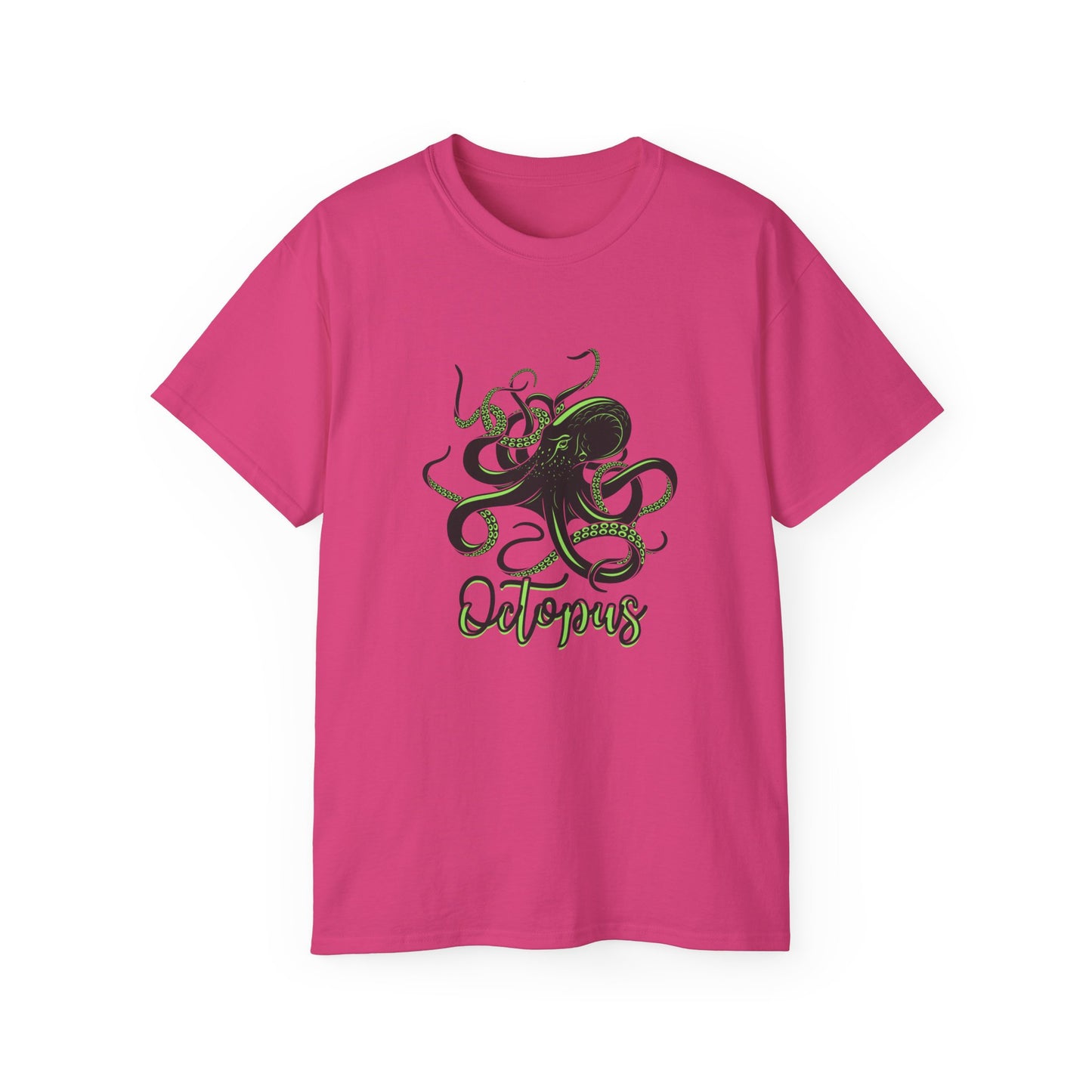 Octopus Graphic Unisex Tee, Ocean Lover T-Shirt, Marine Life Shirt, Gift for Sea Enthusiasts, Sea Creature Apparel, Beach Day Outfit