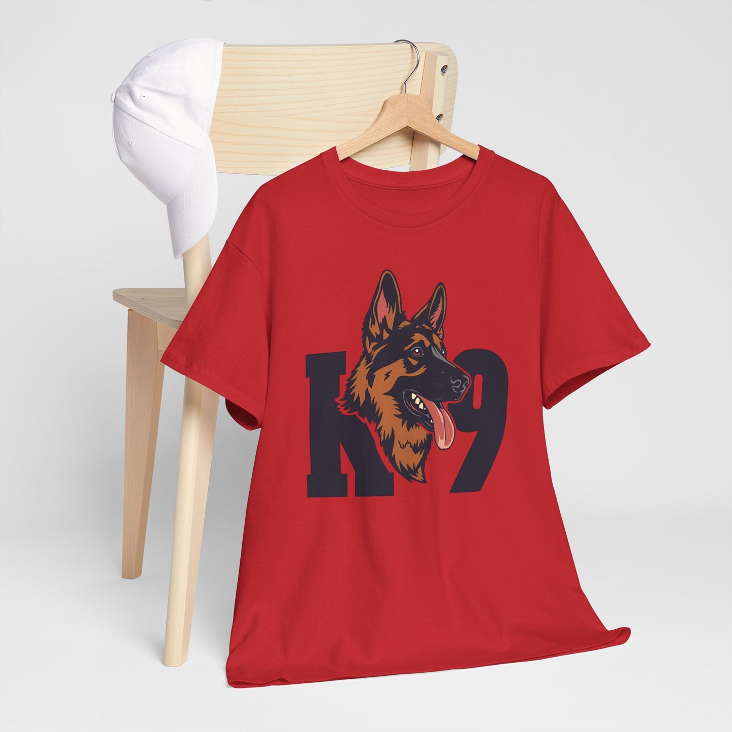 German Shepherd K9 Lover Unisex Heavy Cotton Tee | Dog Owner Gift, Dog Lover Apparel